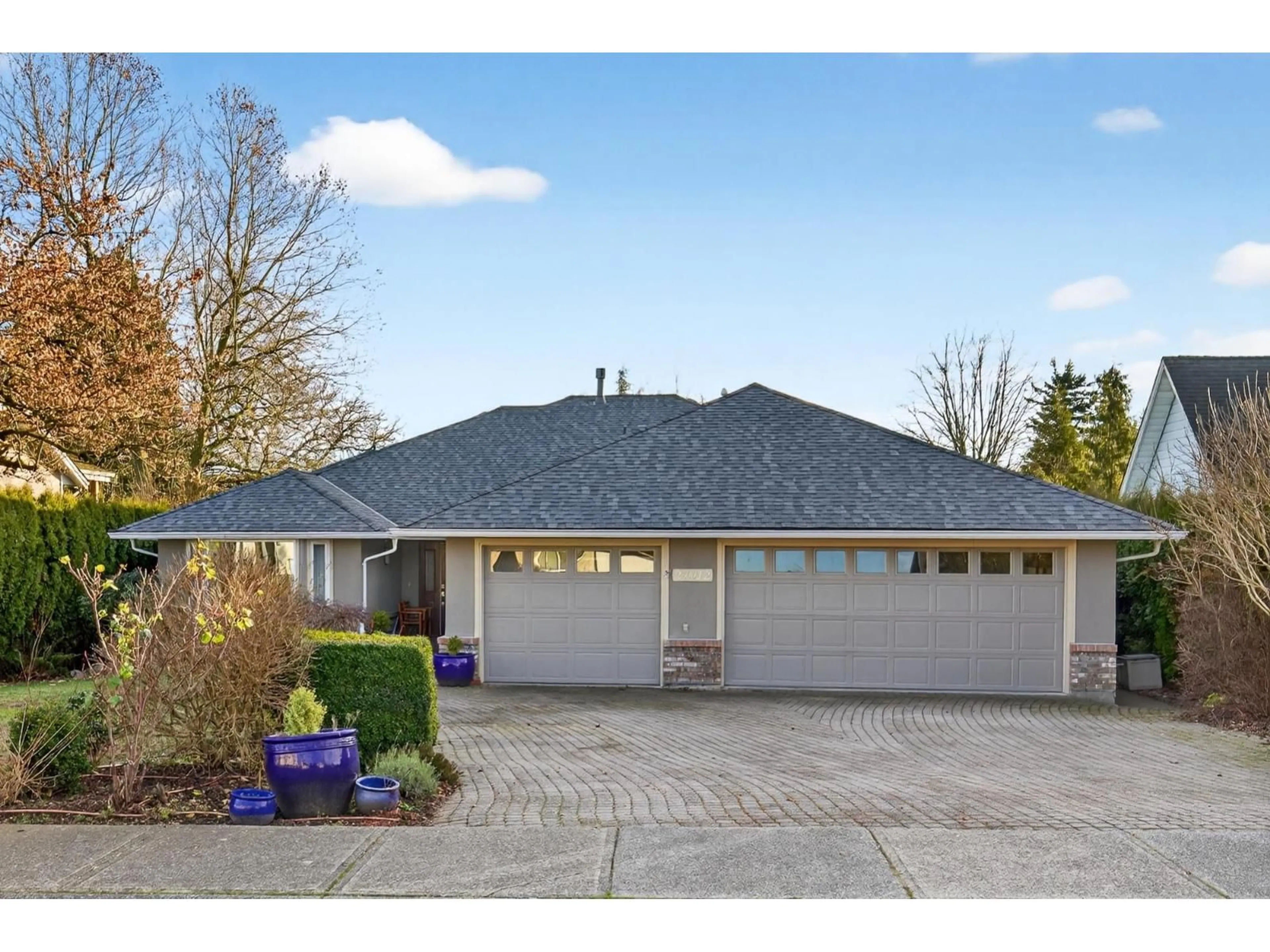 Home with vinyl exterior material, street for 27012 25 AVENUE, Langley British Columbia V4W3W5