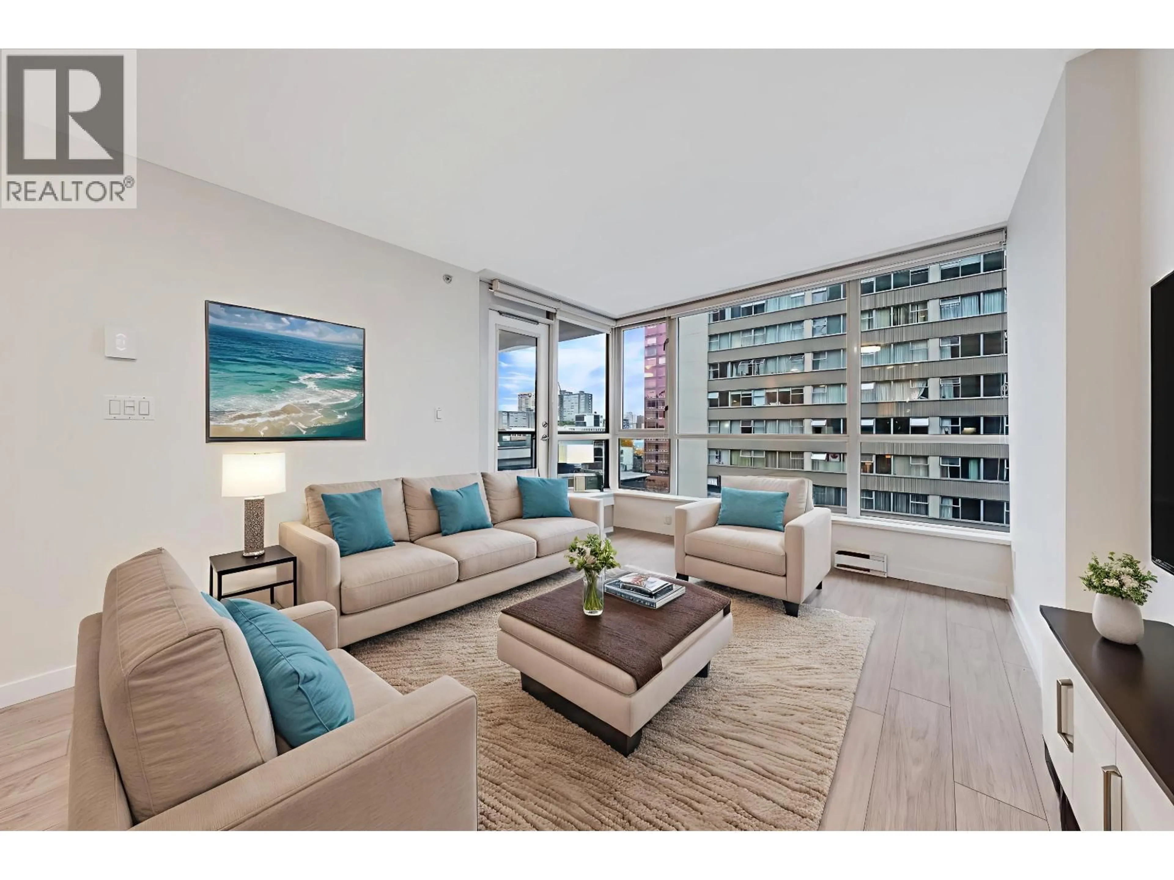 Living room with furniture, unknown for 805 - 1420 GEORGIA STREET, Vancouver British Columbia V6G3K4