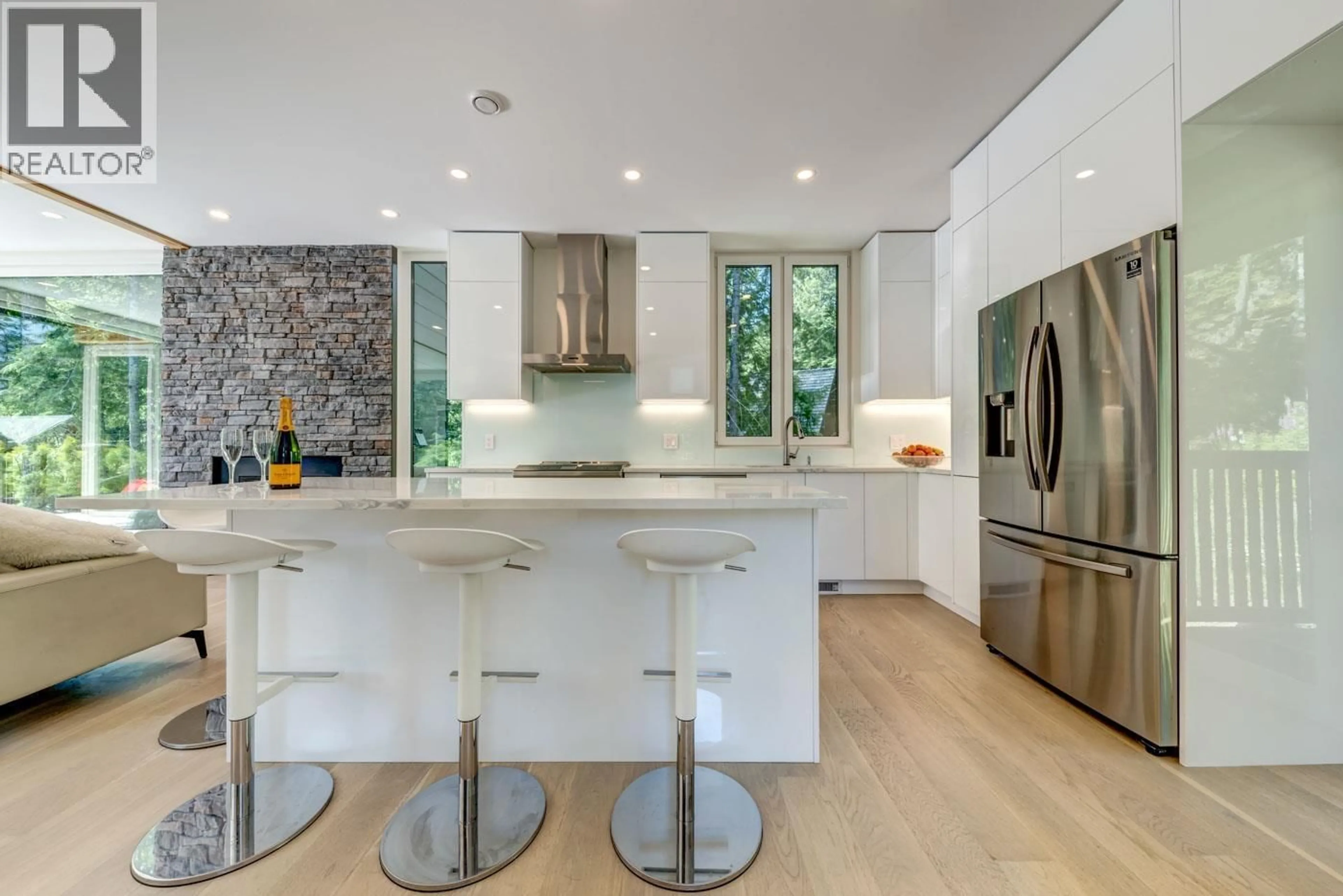 Contemporary kitchen, ceramic/tile floor for 9391 EMERALD DRIVE, Whistler British Columbia V8E0G5