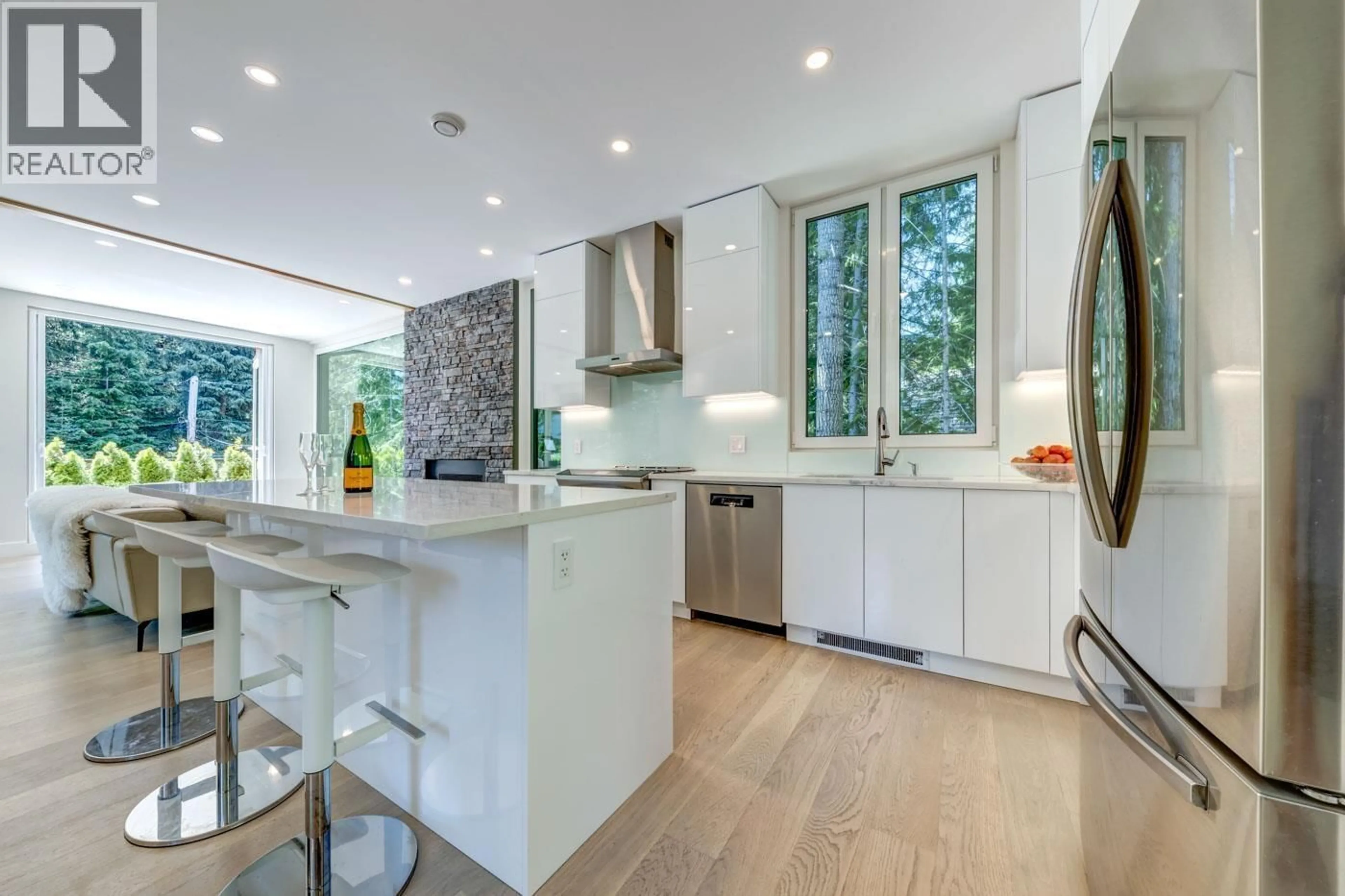 Contemporary kitchen, ceramic/tile floor for 9391 EMERALD DRIVE, Whistler British Columbia V8E0G5
