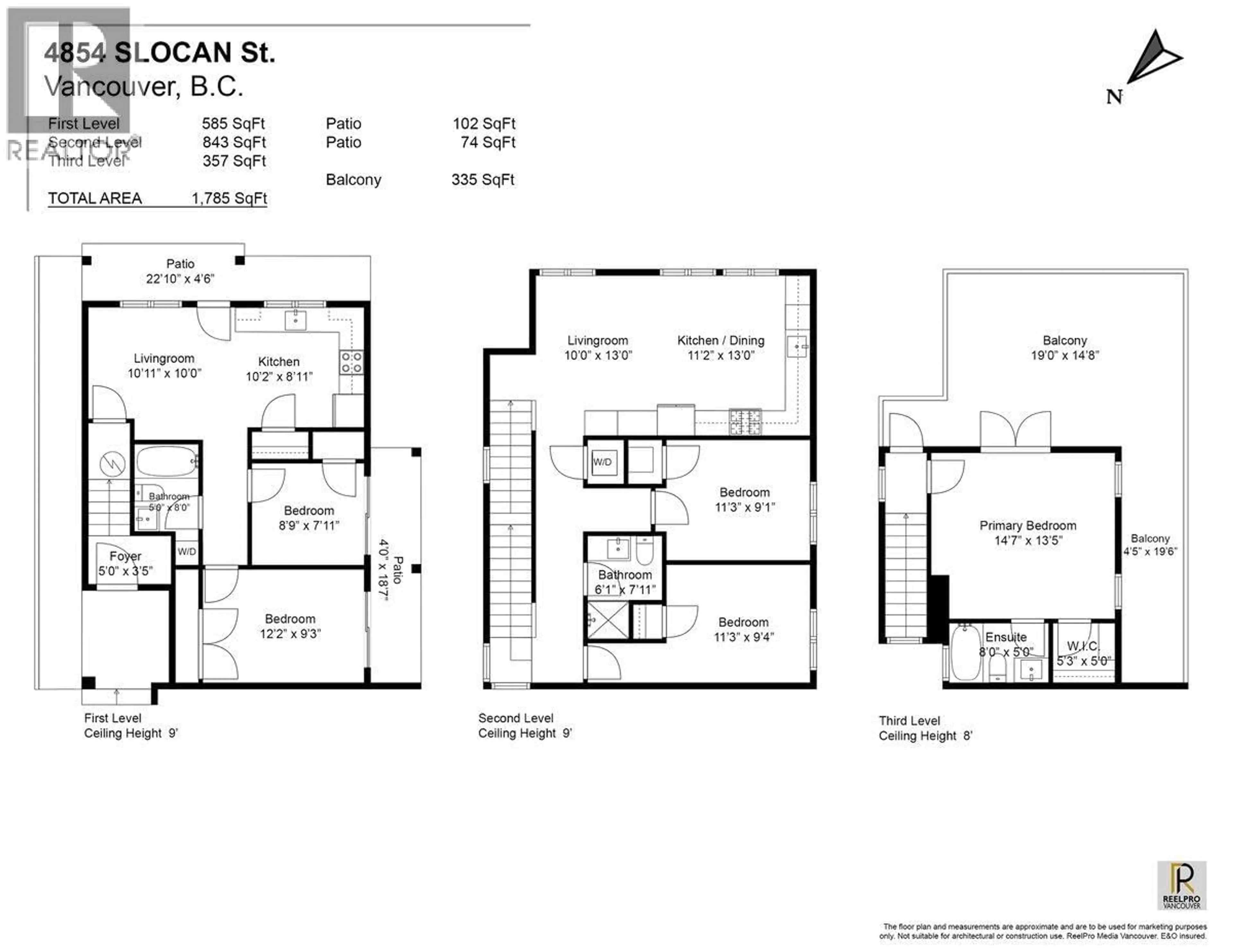 Floor plan for 4854 SLOCAN STREET, Vancouver British Columbia V5R2A3