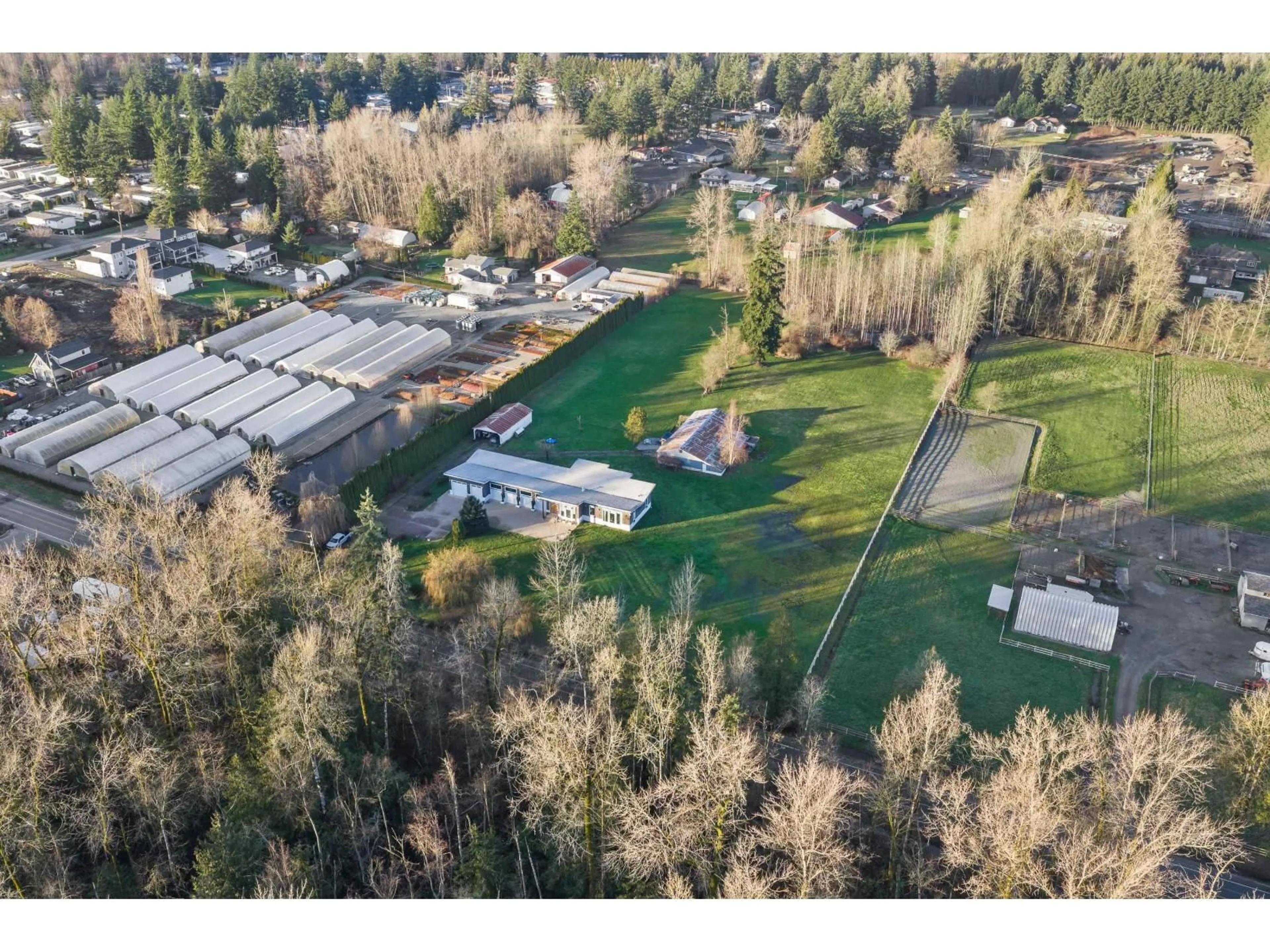 A pic from outside/outdoor area/front of a property/back of a property/a pic from drone, mountain view for 24509 36 AVENUE, Langley British Columbia V2Z1J2