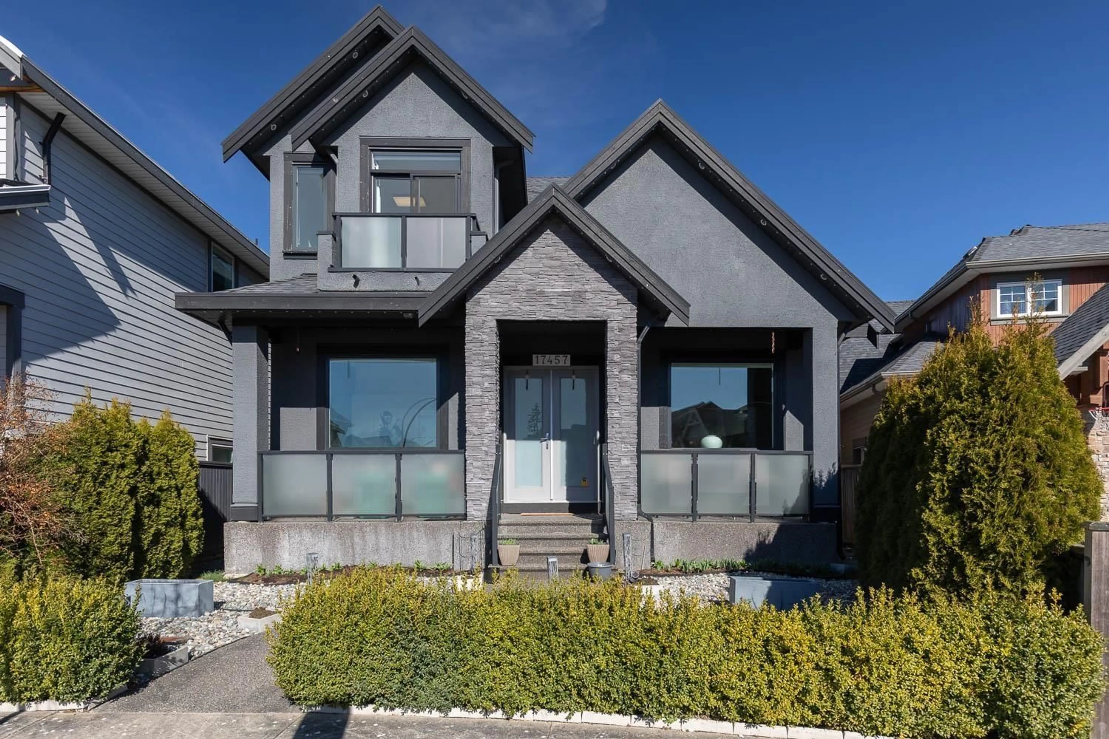 Home with brick exterior material, street for 17457 2B AVENUE, Surrey British Columbia V3Z6R9