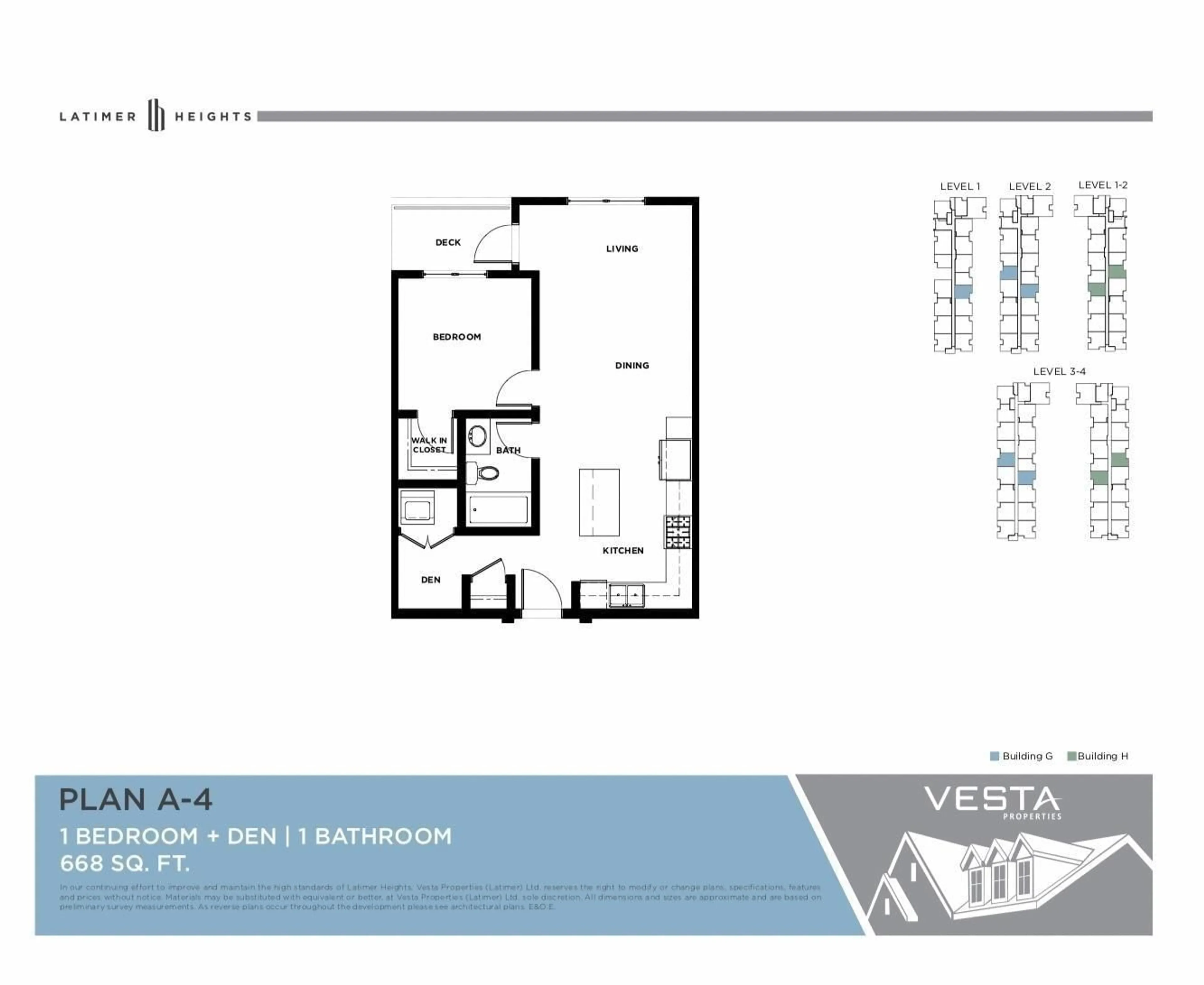 Floor plan for 412 - 8379 201 STREET, Langley British Columbia V2Y3S6