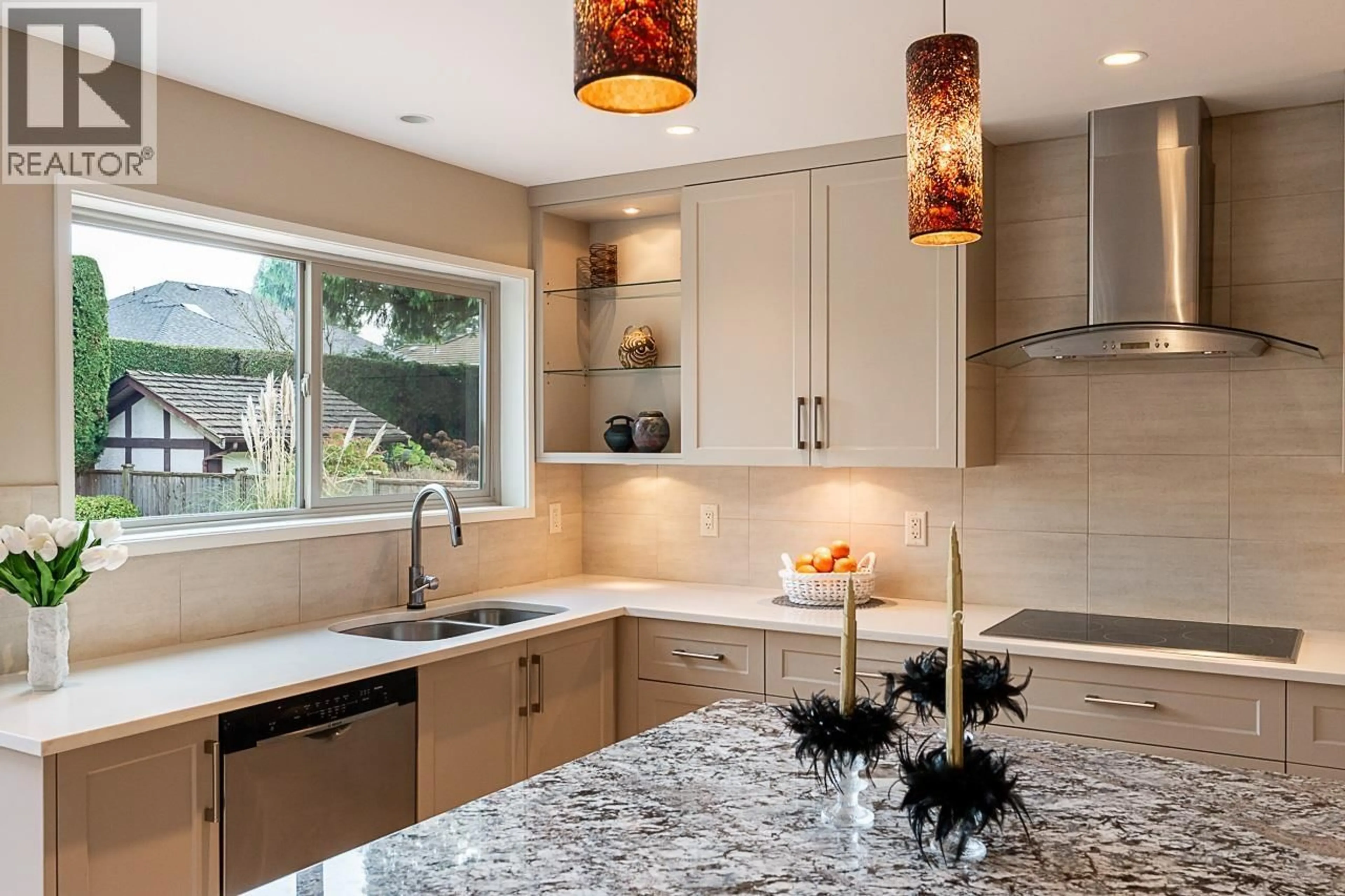 Contemporary kitchen, ceramic/tile floor for 918 50B STREET, Delta British Columbia V4M2V9