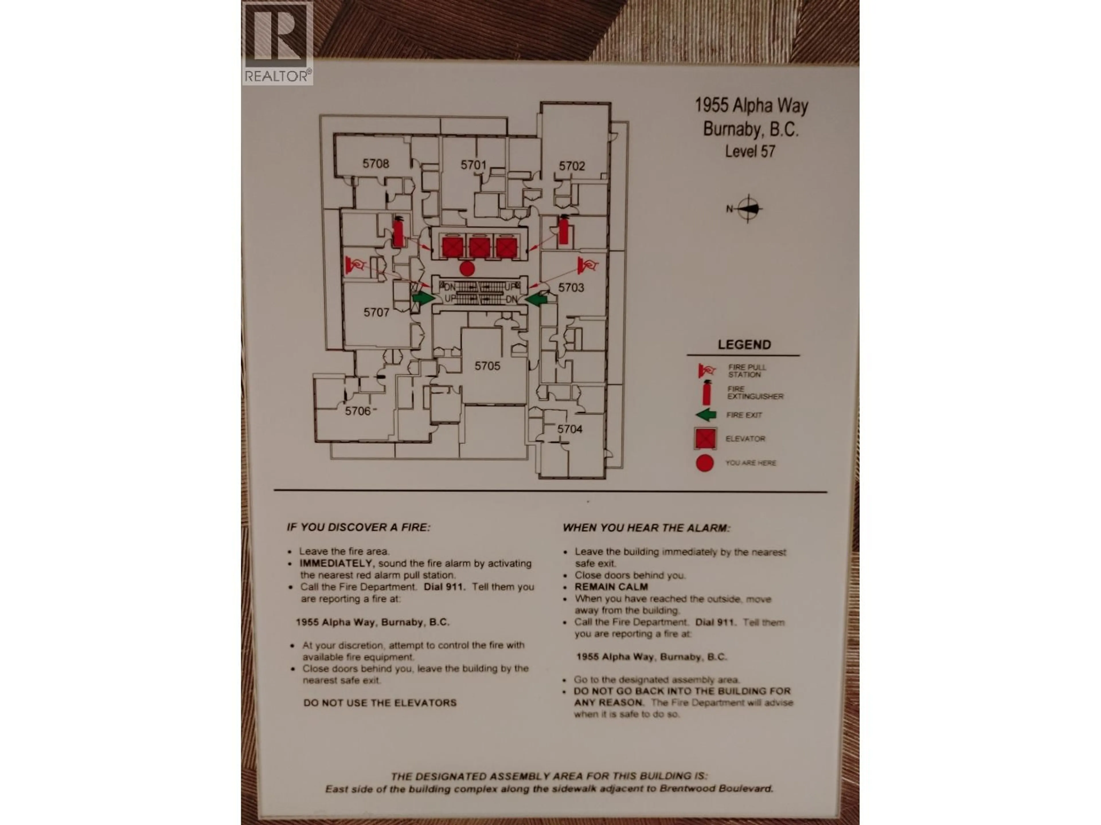 Picture of a map for 5702 - 1955 ALPHA AVENUE, Burnaby British Columbia V5C0K6