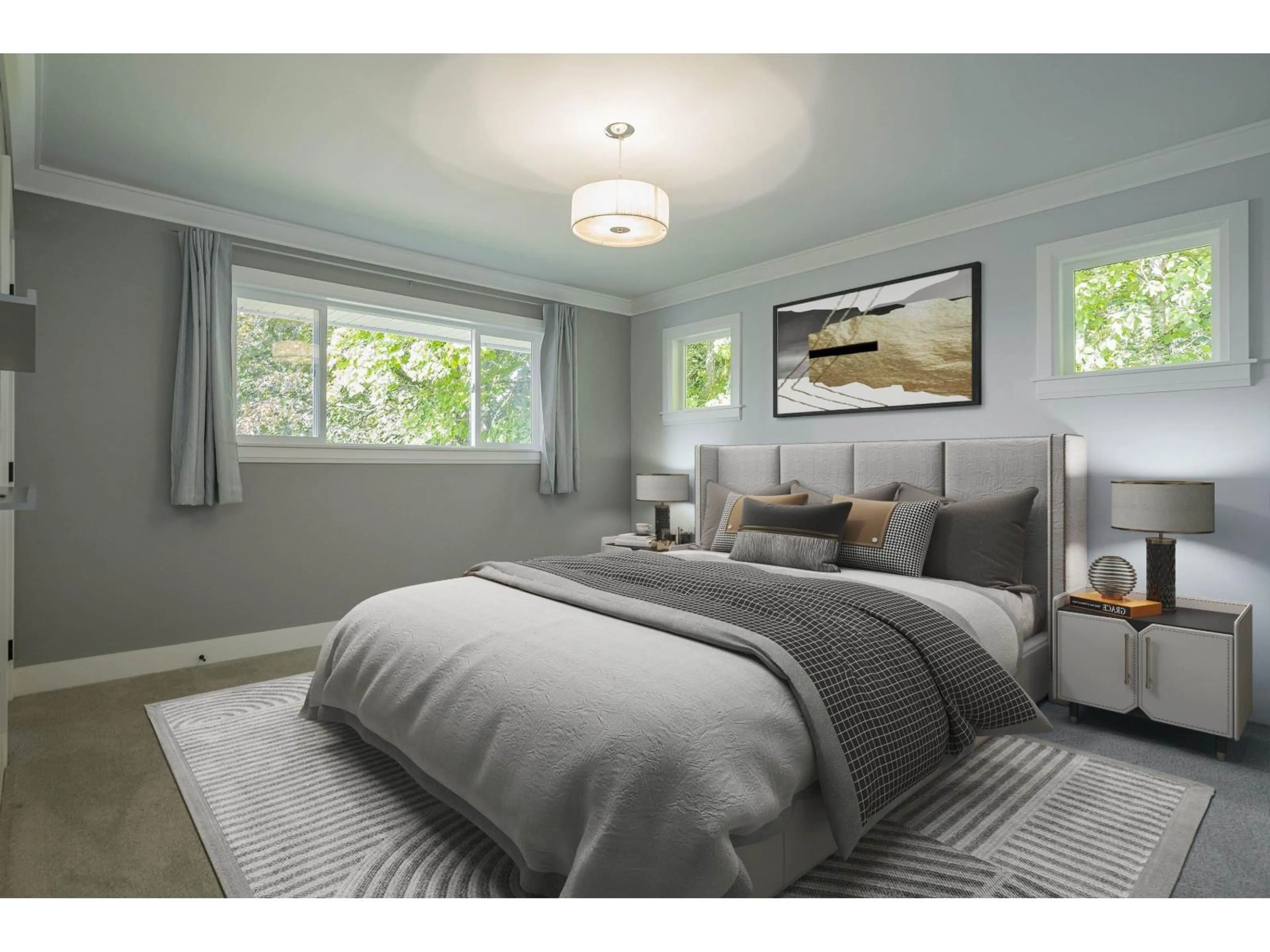 Bedroom with bed, unknown for 21793 48A AVENUE, Langley British Columbia V3A3P7
