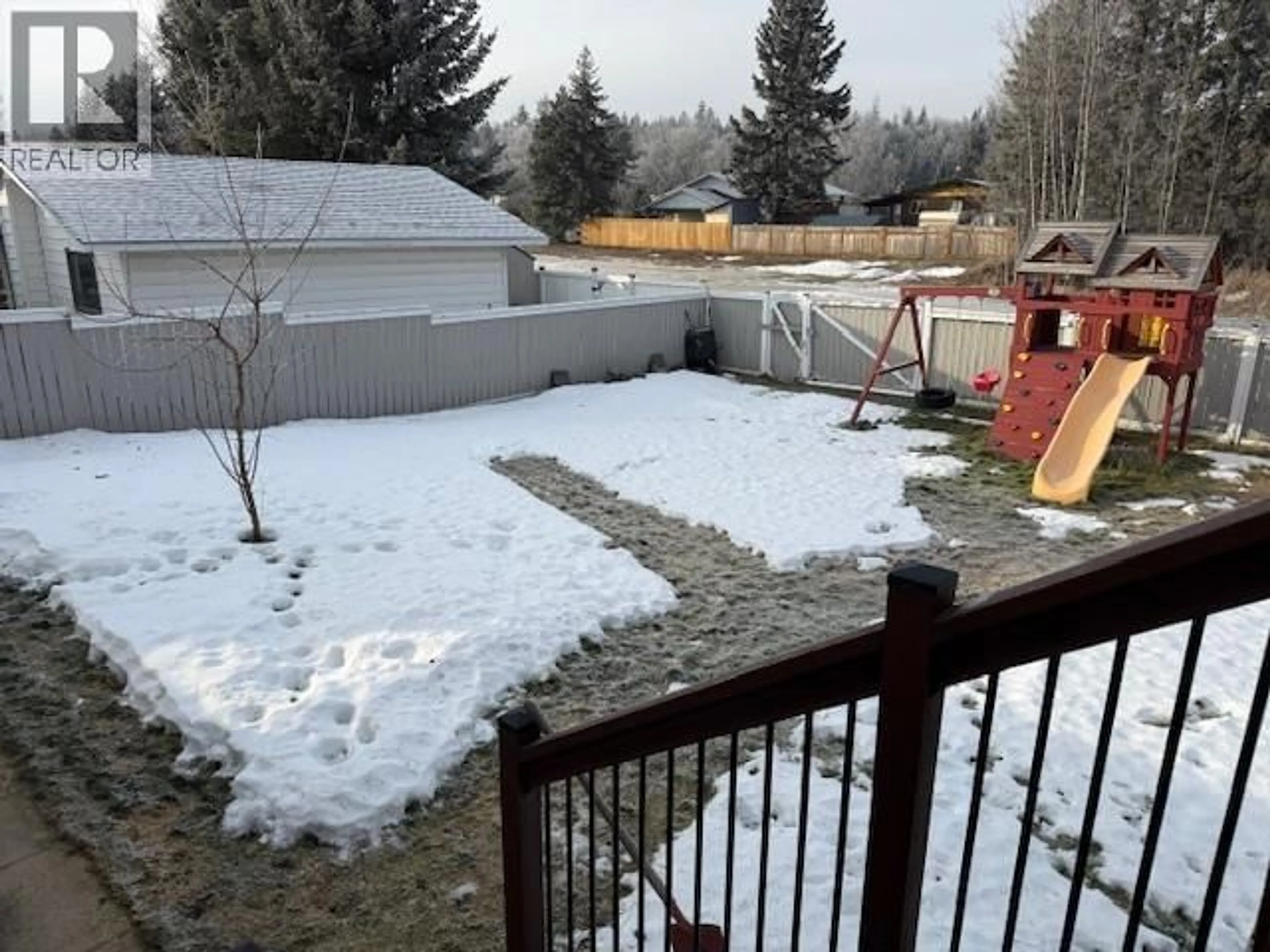 A pic from outside/outdoor area/front of a property/back of a property/a pic from drone, mountain view for 6160 ACADIA PLACE, Prince George British Columbia V2N2N5