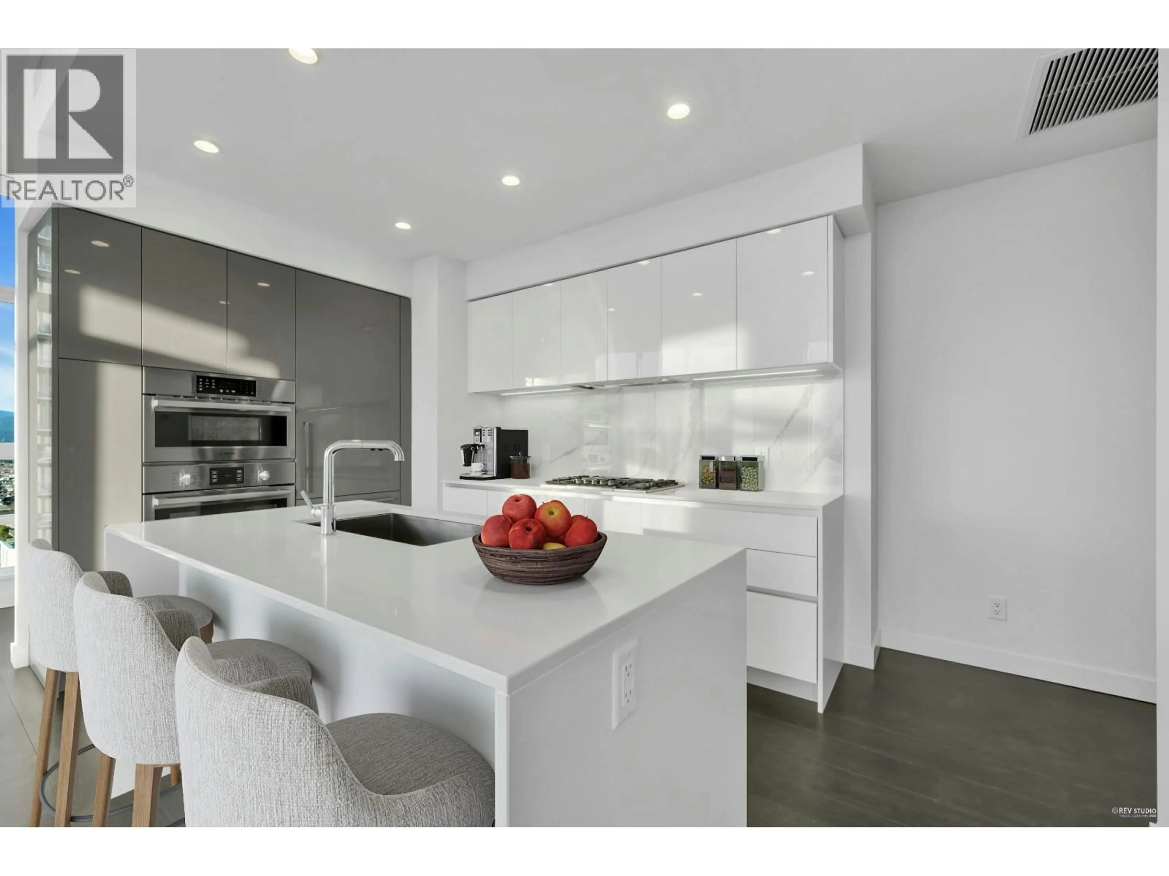 Contemporary kitchen, unknown for 3402 - 2085 SKYLINE COURT, Burnaby British Columbia V5C0M6