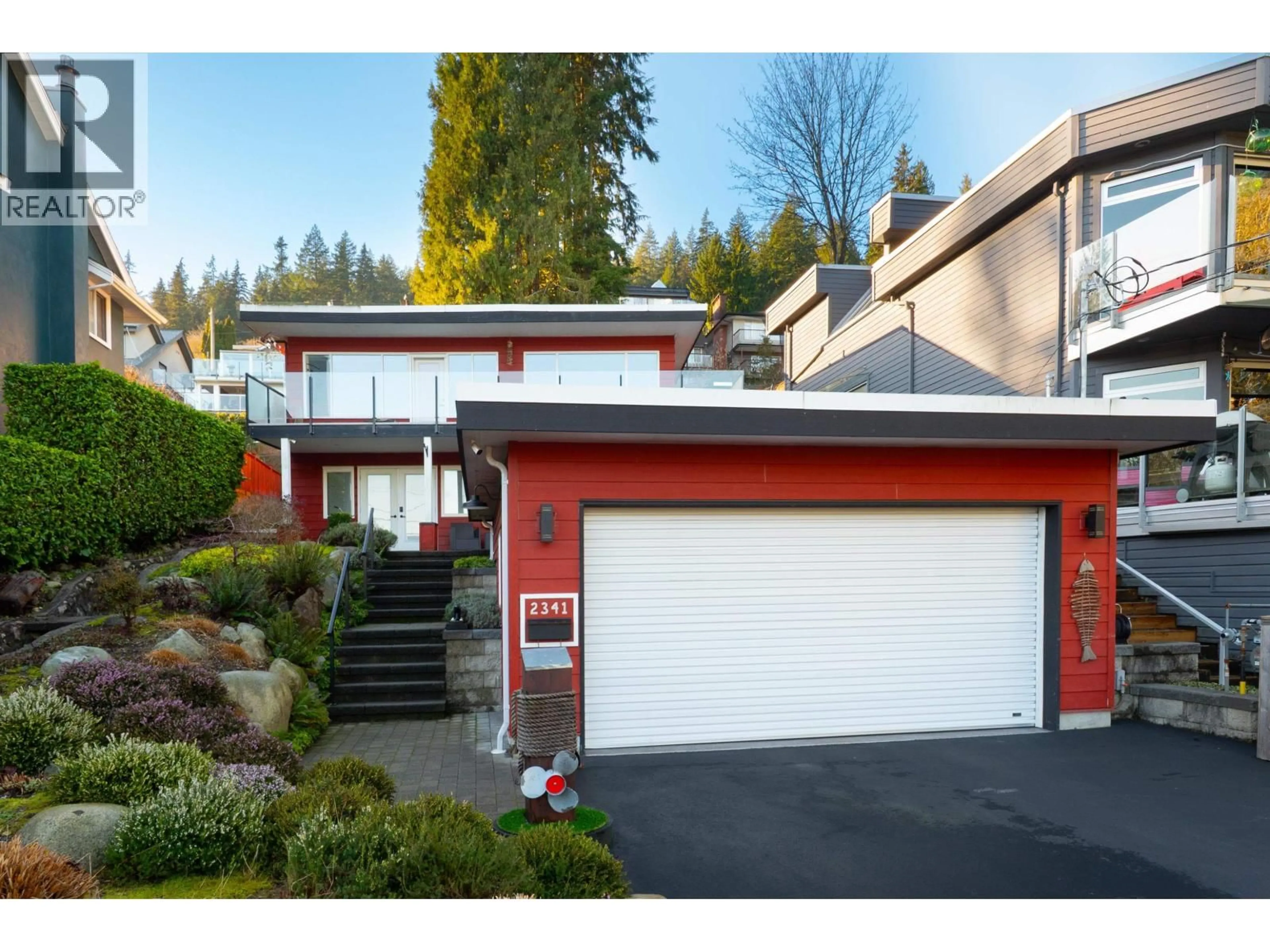 Home with vinyl exterior material, street for 2341 PANORAMA DRIVE, North Vancouver British Columbia V7G1V4