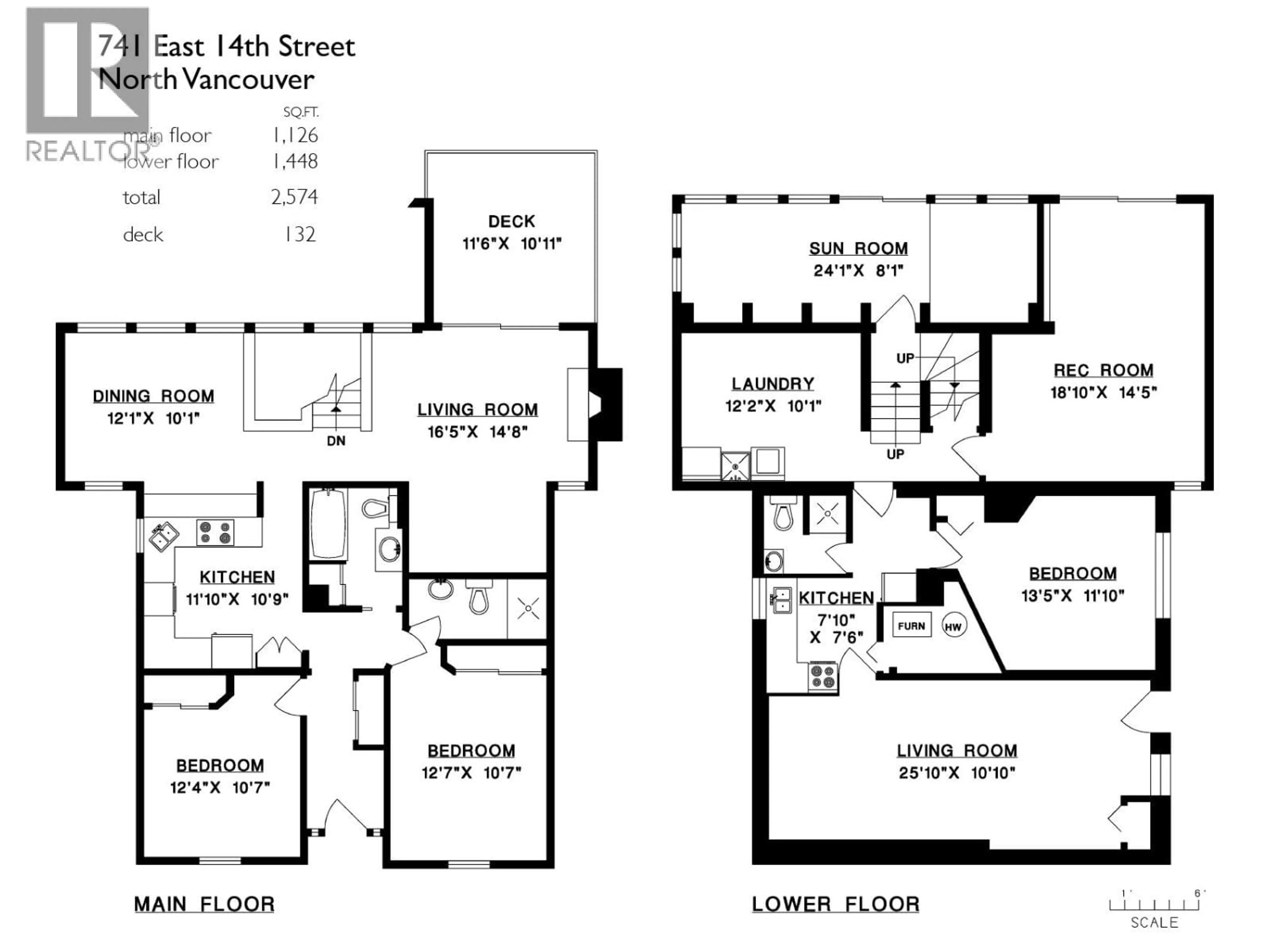 Floor plan for 741 14TH STREET, North Vancouver British Columbia V7L2P3