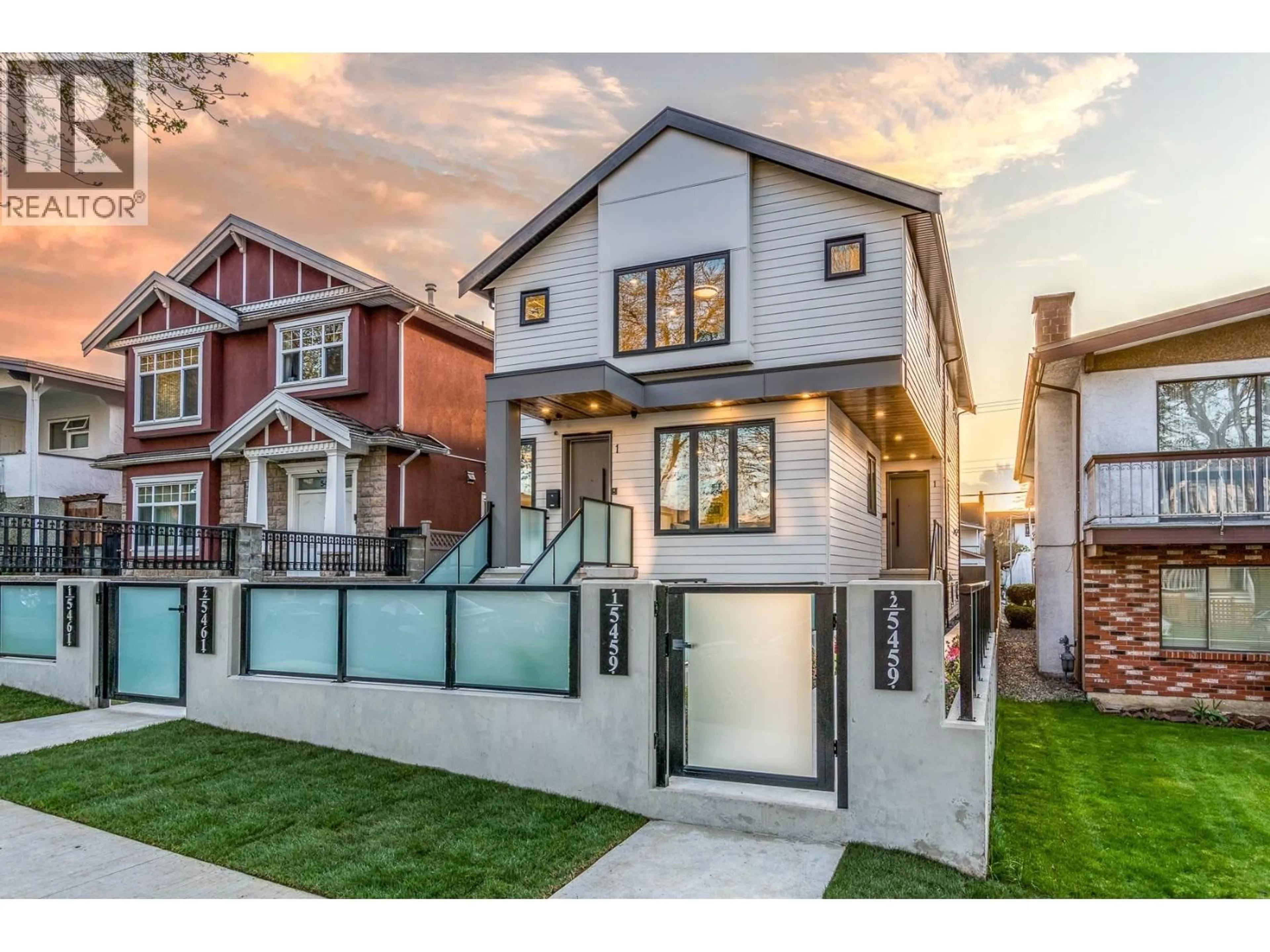 Home with brick exterior material, street for 1 - 5459 RHODES STREET, Vancouver British Columbia V5R3P1