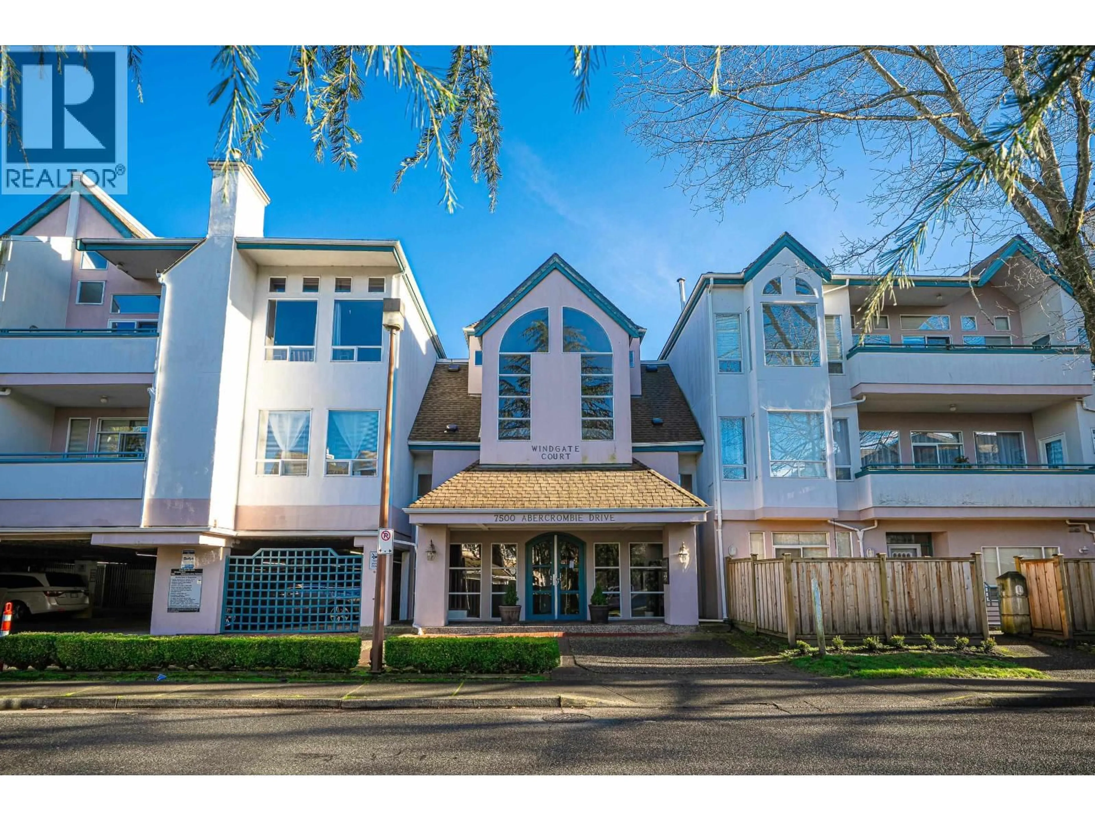 Home with vinyl exterior material, street for 111 - 7500 ABERCROMBIE DRIVE, Richmond British Columbia V6Y3J9