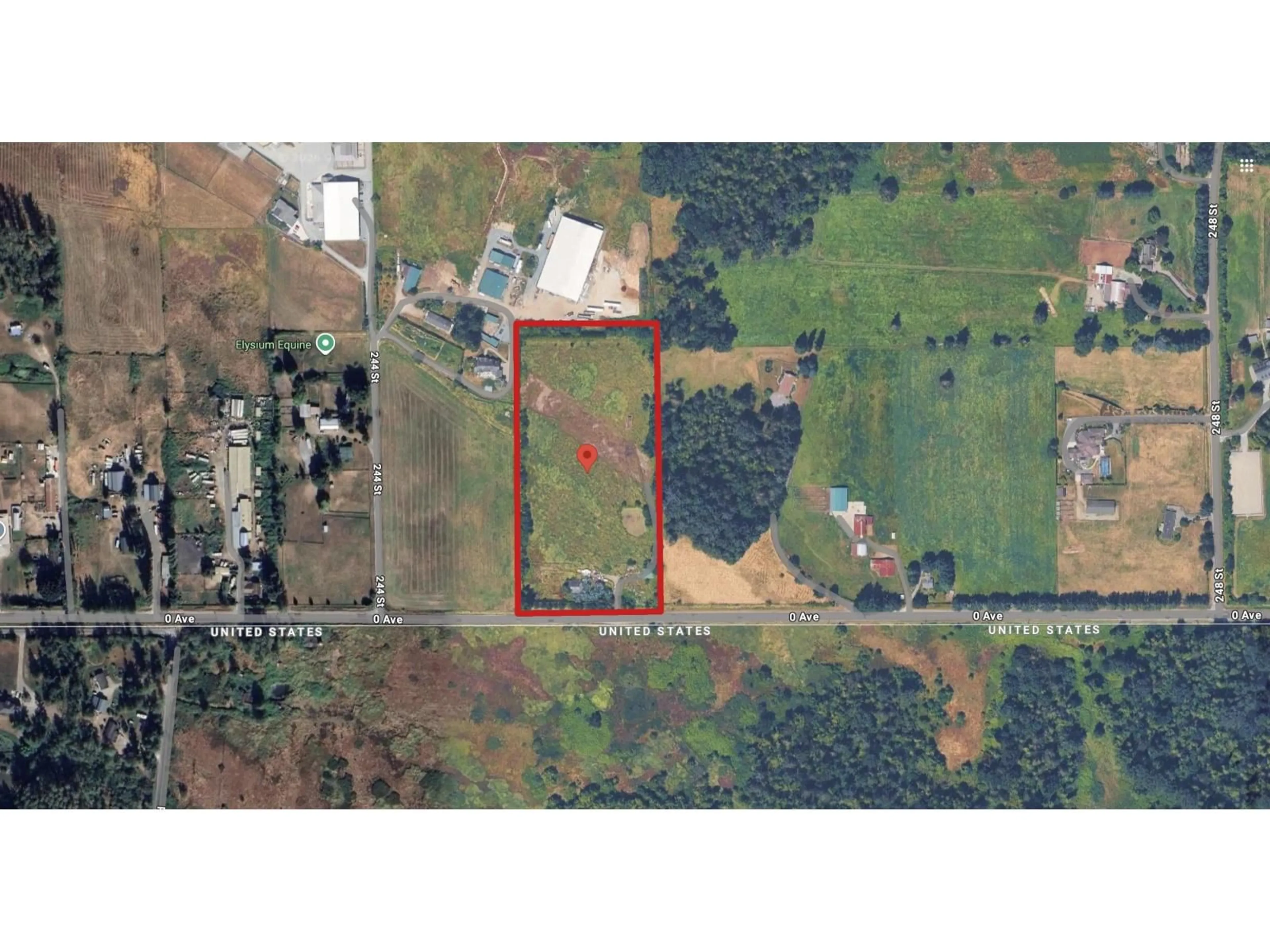 A pic from outside/outdoor area/front of a property/back of a property/a pic from drone, building for 24493 0 AVENUE, Langley British Columbia V2Z2Y7