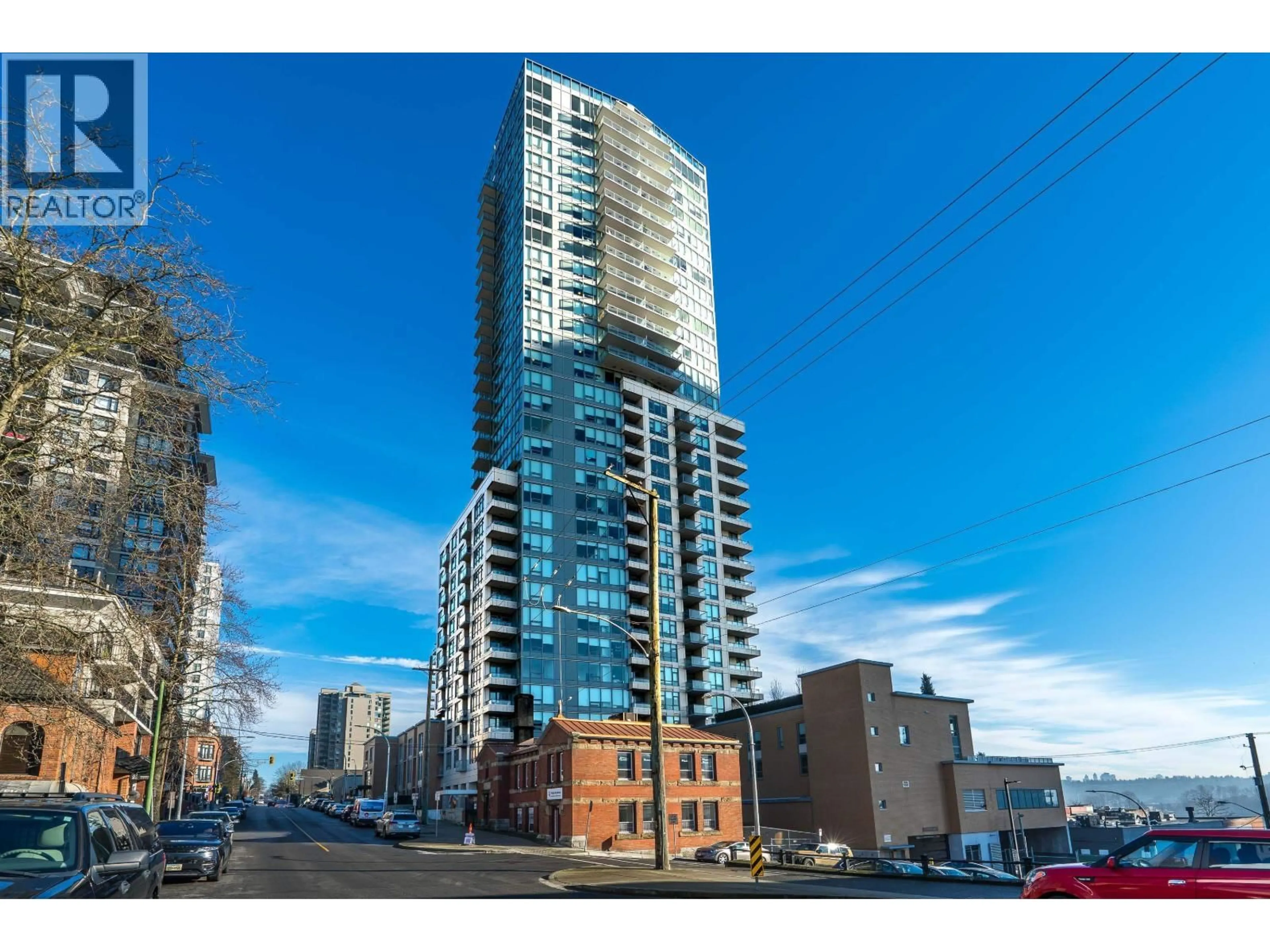 A pic from outside/outdoor area/front of a property/back of a property/a pic from drone, unknown for 2606 - 618 CARNARVON STREET, New Westminster British Columbia V3M0N9