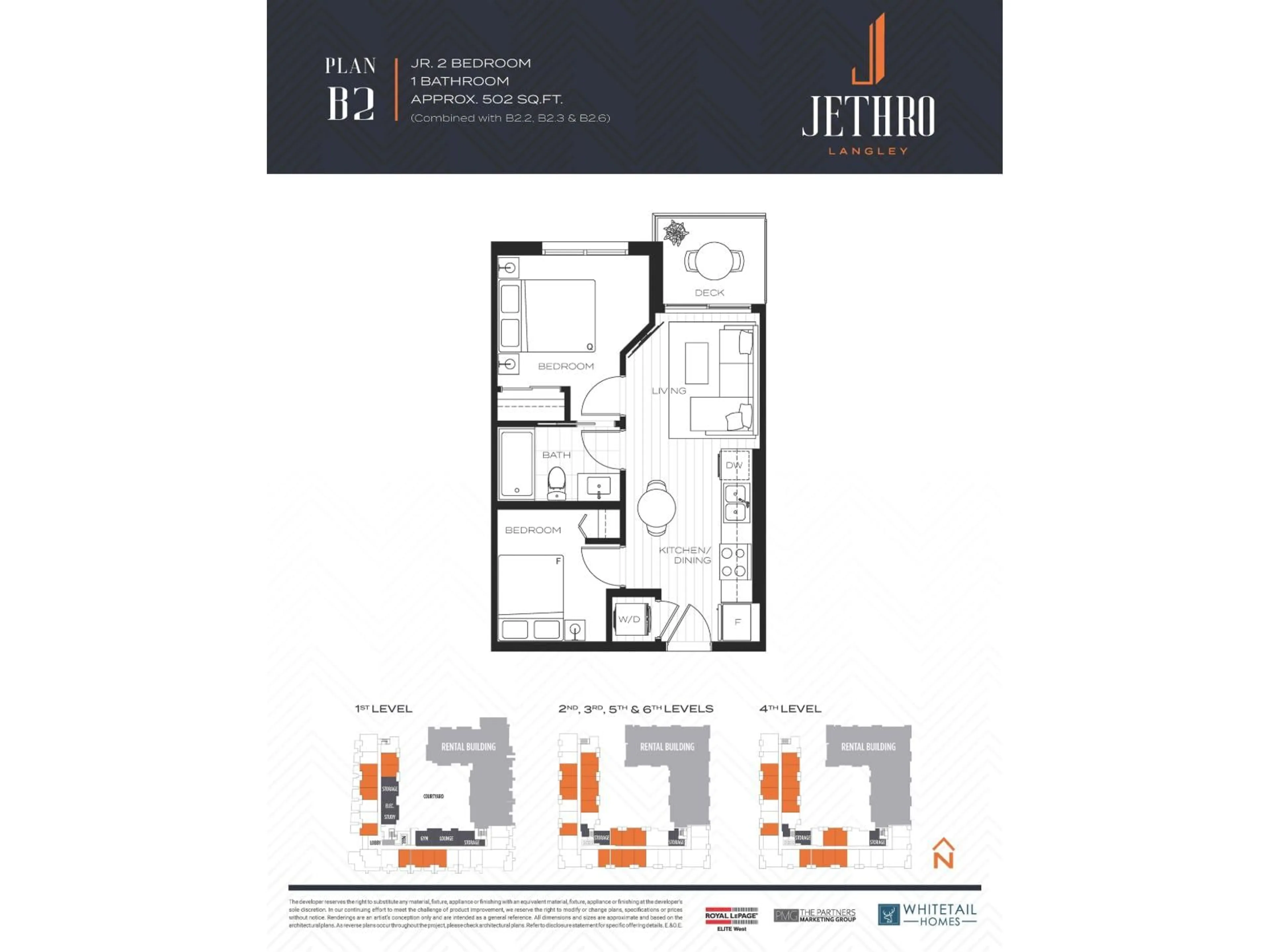 Floor plan for B502 - 5360 204 STREET, Langley British Columbia V0V0V0
