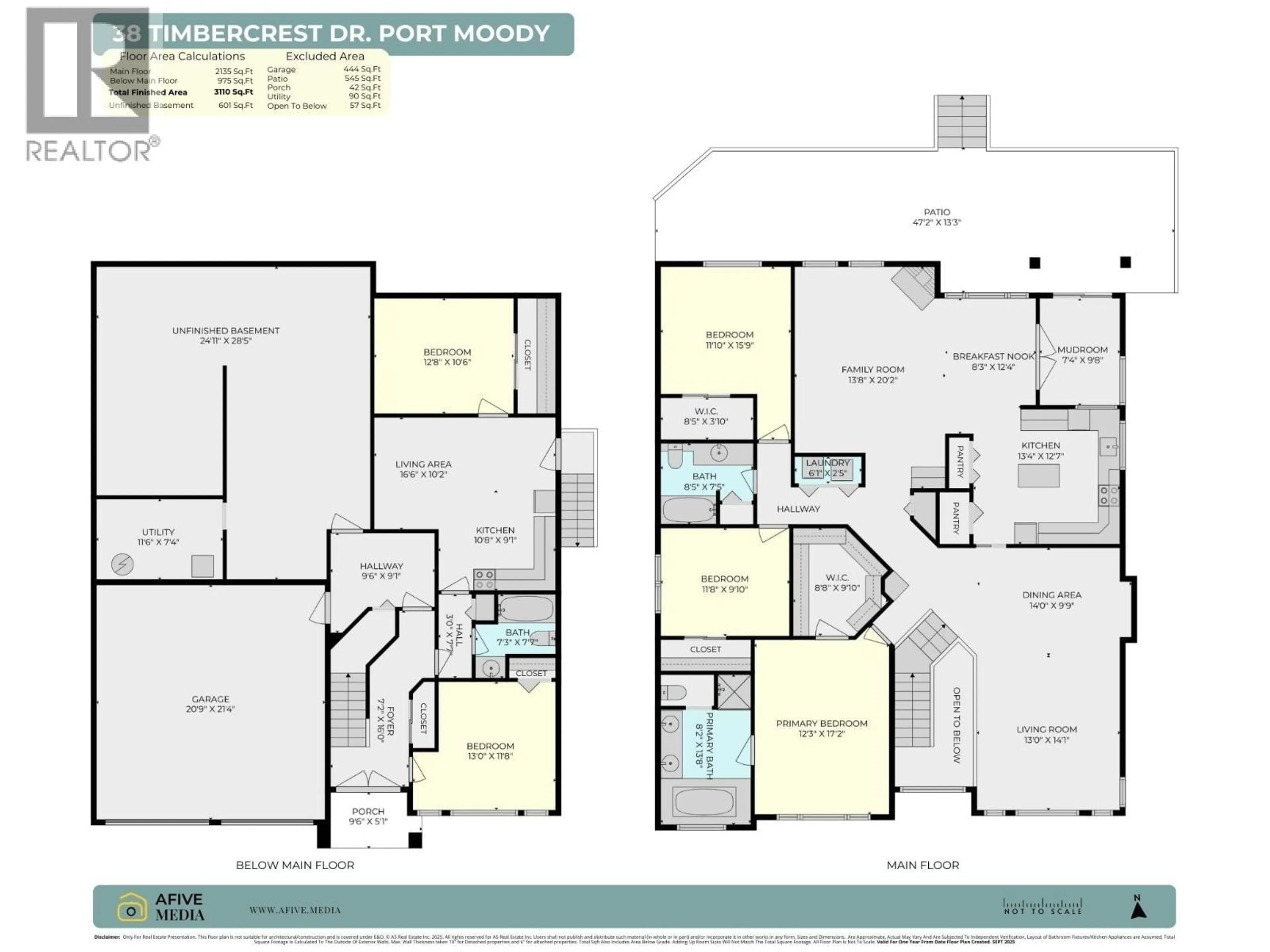 Floor plan for 38 TIMBERCREST DRIVE, Port Moody British Columbia V3H4T7