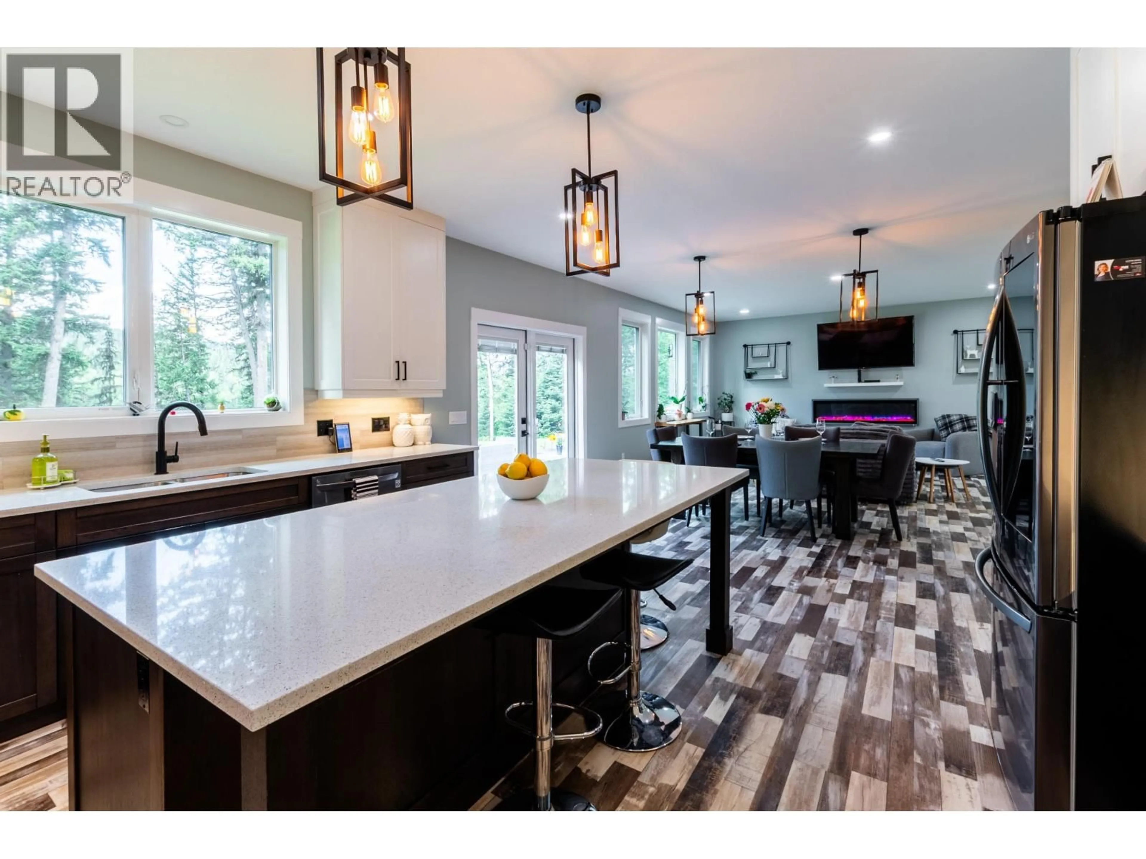 Open concept kitchen, ceramic/tile floor for 14770 NECHAKO CRESCENT, Prince George British Columbia V2M7C1