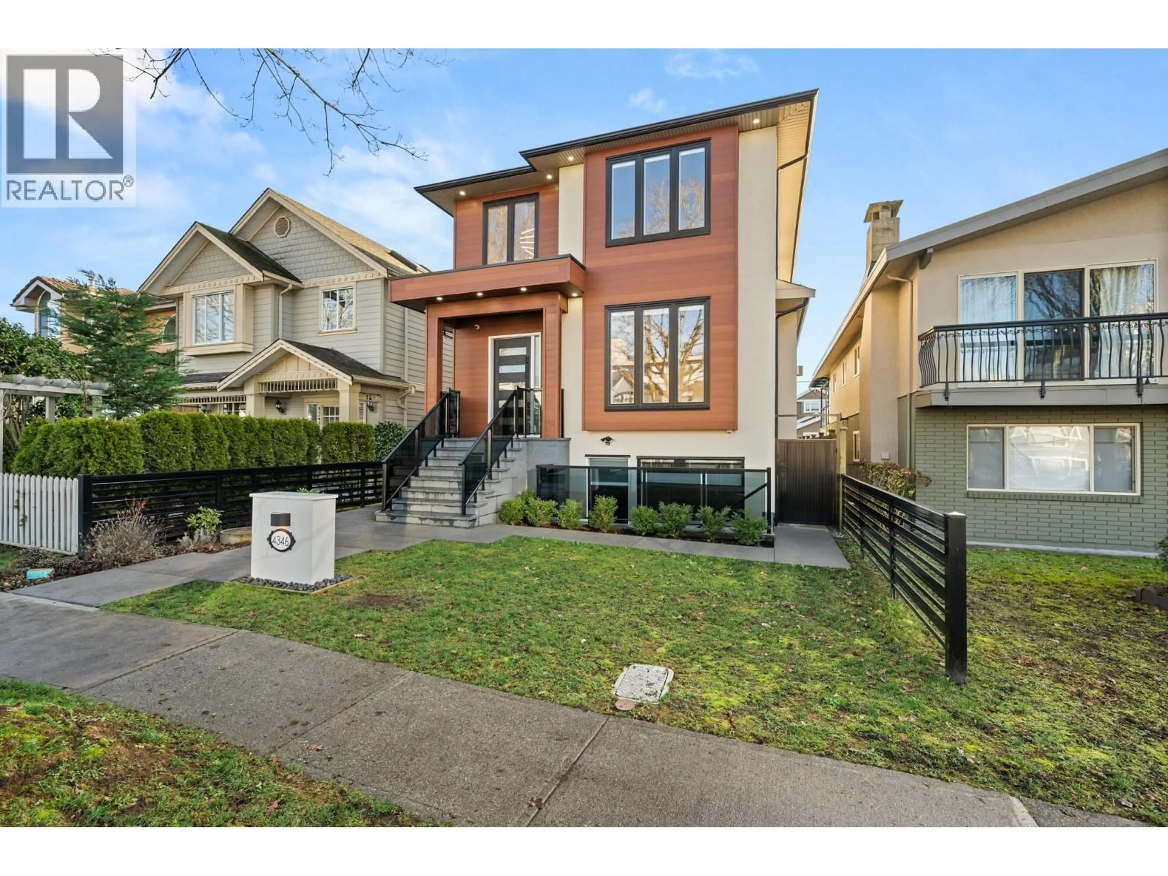 Home with brick exterior material, street for 4346 PENDER STREET, Burnaby British Columbia V5C2M6