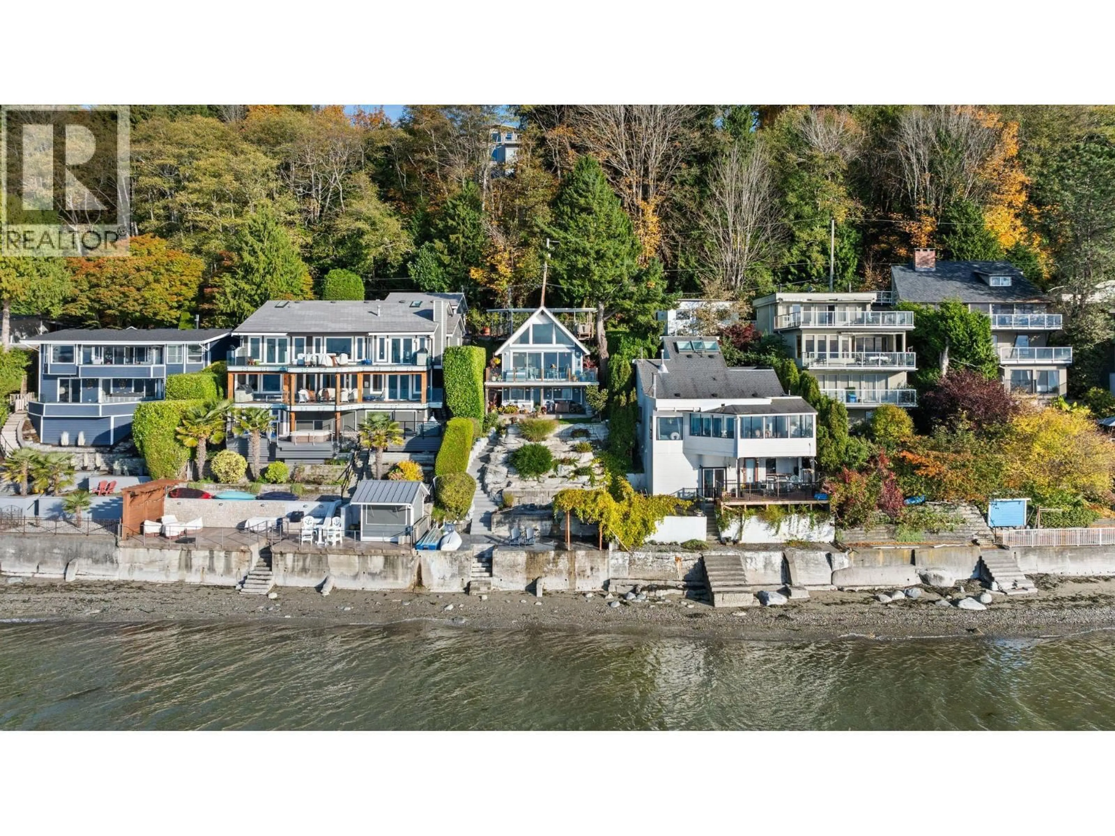 A pic from outside/outdoor area/front of a property/back of a property/a pic from drone, water/lake/river/ocean view for 188 TSAWWASSEN BEACH ROAD, Delta British Columbia V4M2J2