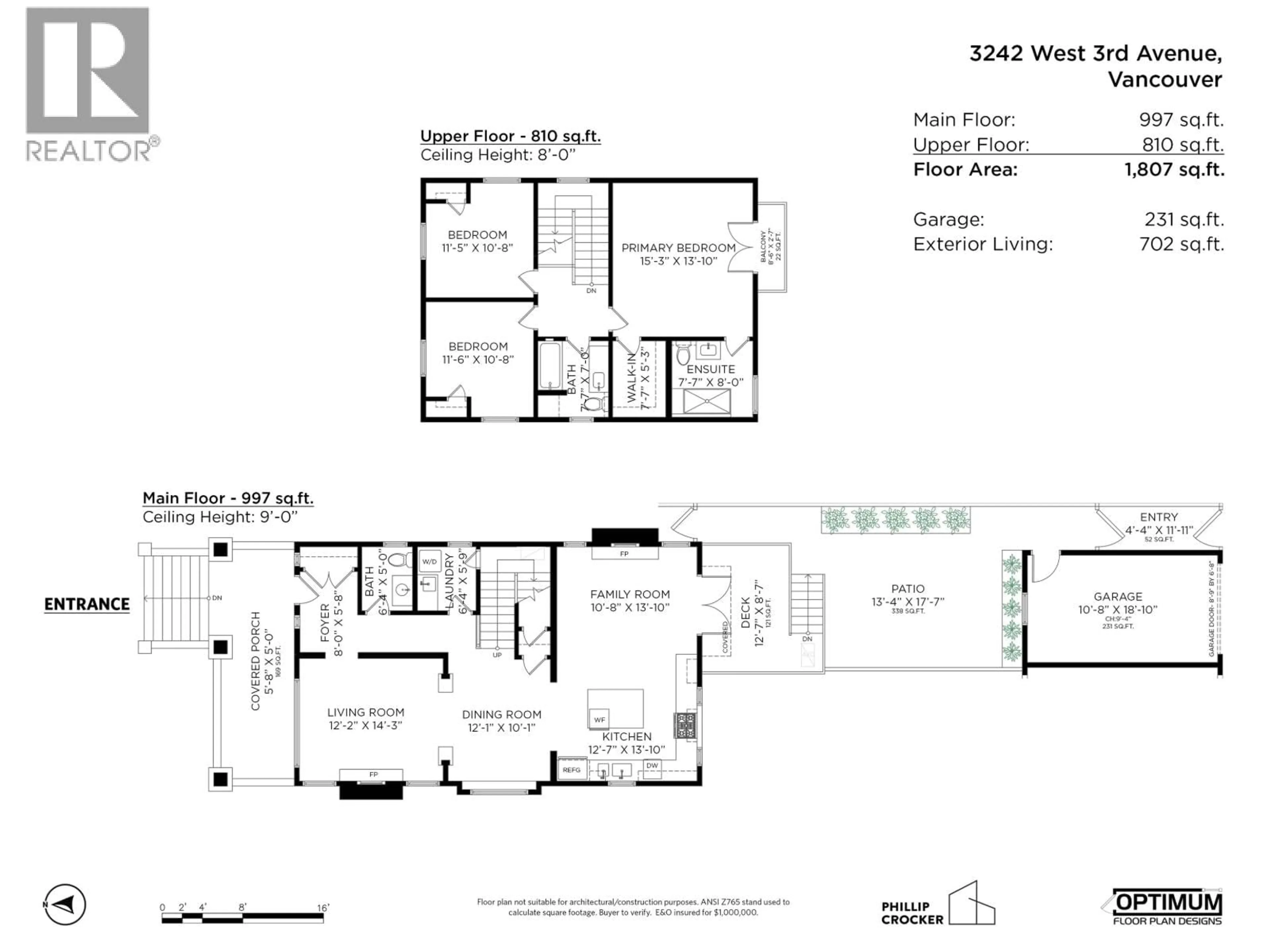 Floor plan for 3242 3RD AVENUE, Vancouver British Columbia V6K1N4