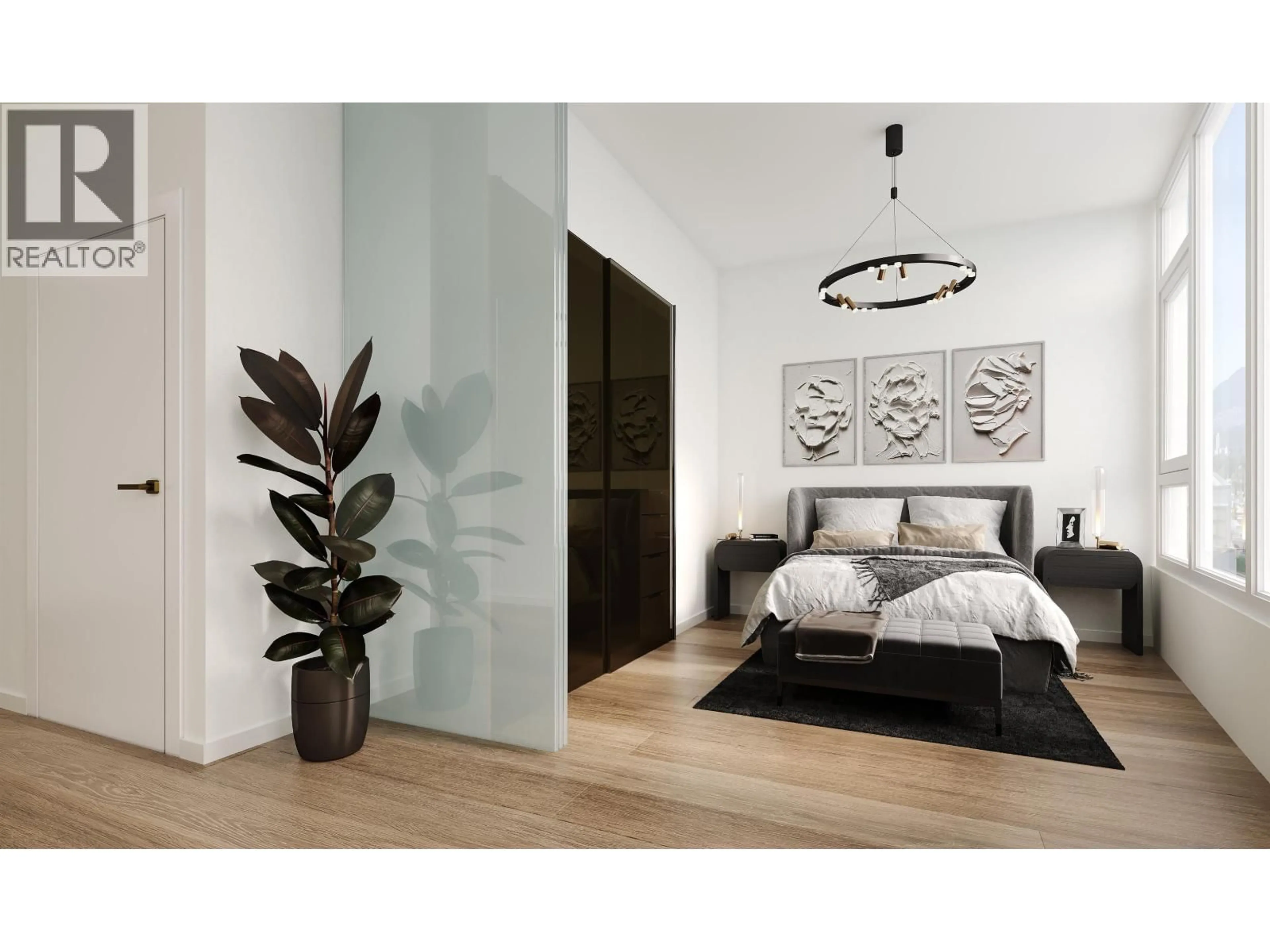 Bedroom with bed, wood/laminate floor for TH3 - 2323 FIR STREET, Vancouver British Columbia V6J1S5