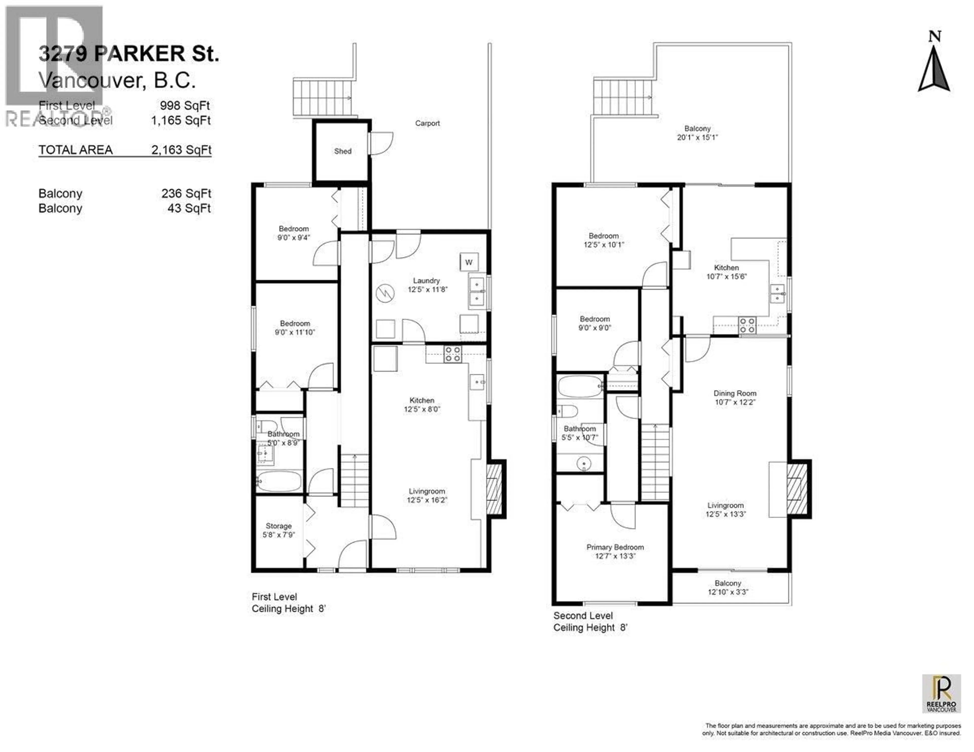 Floor plan for 3279 PARKER STREET, Vancouver British Columbia V5K2V7