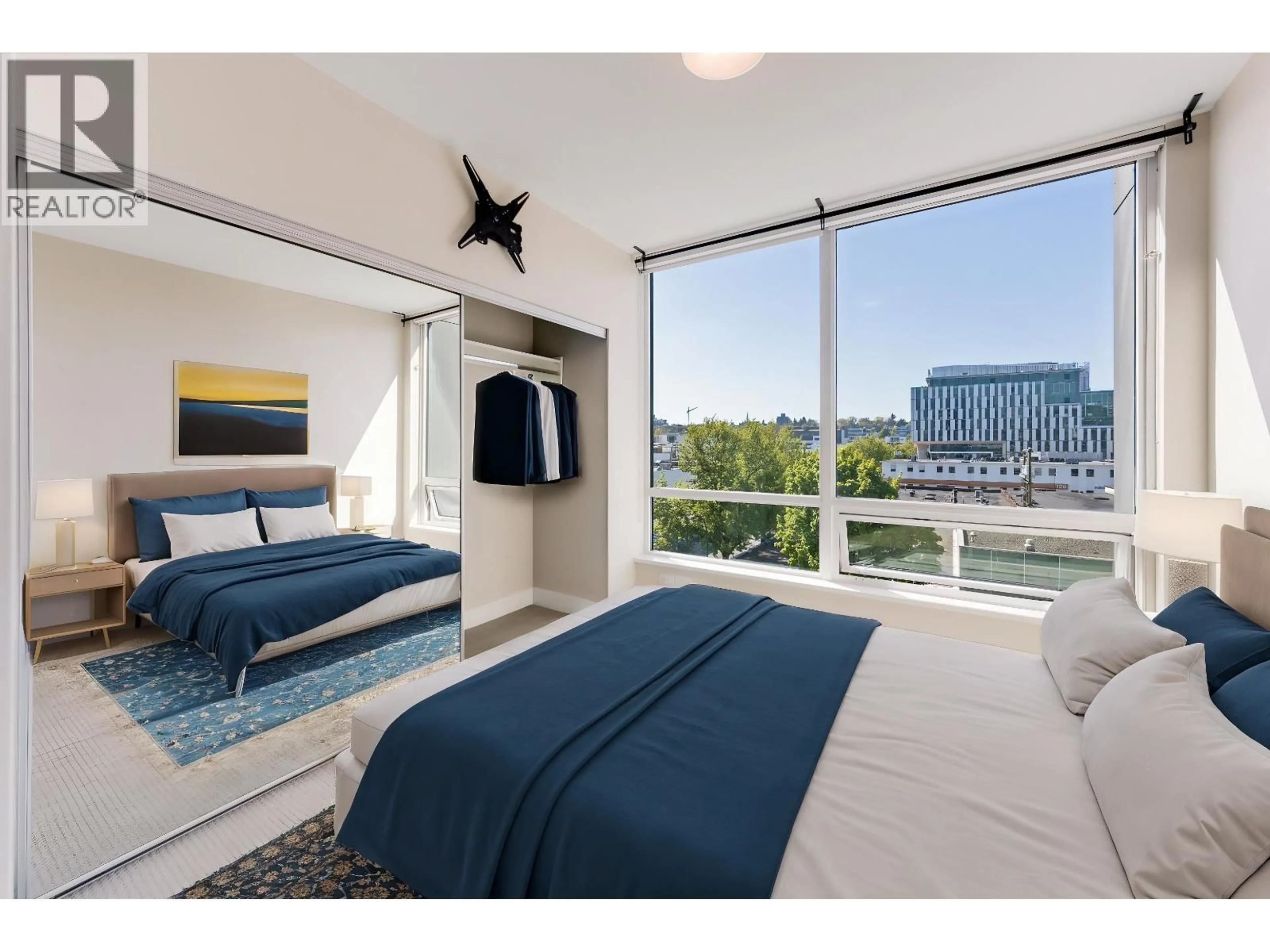 Bedroom with bed, unknown for 602 - 1783 MANITOBA STREET, Vancouver British Columbia V5Y0K1