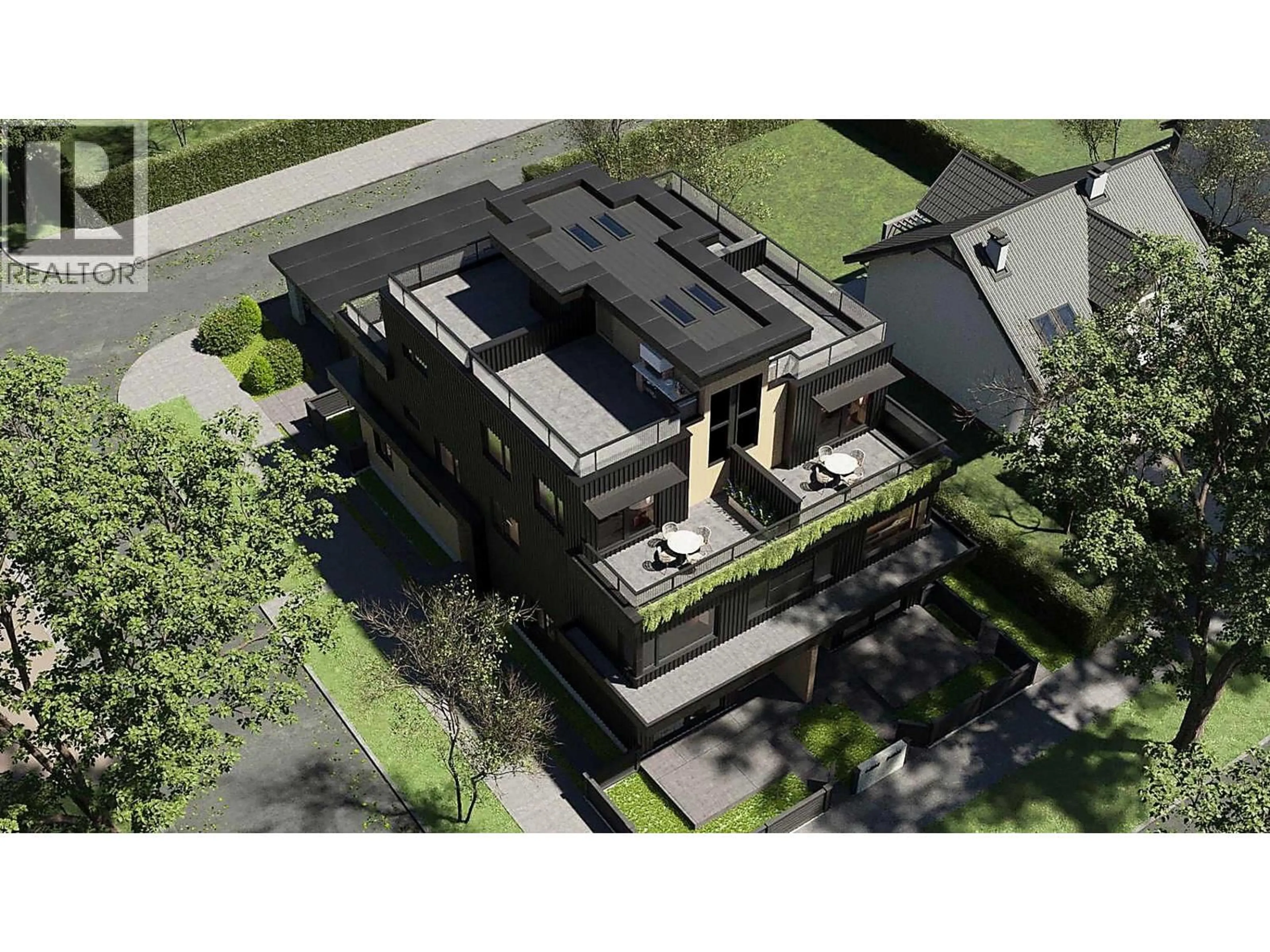 A pic from outside/outdoor area/front of a property/back of a property/a pic from drone, building for 4293 13TH AVENUE, Vancouver British Columbia V6R2T7