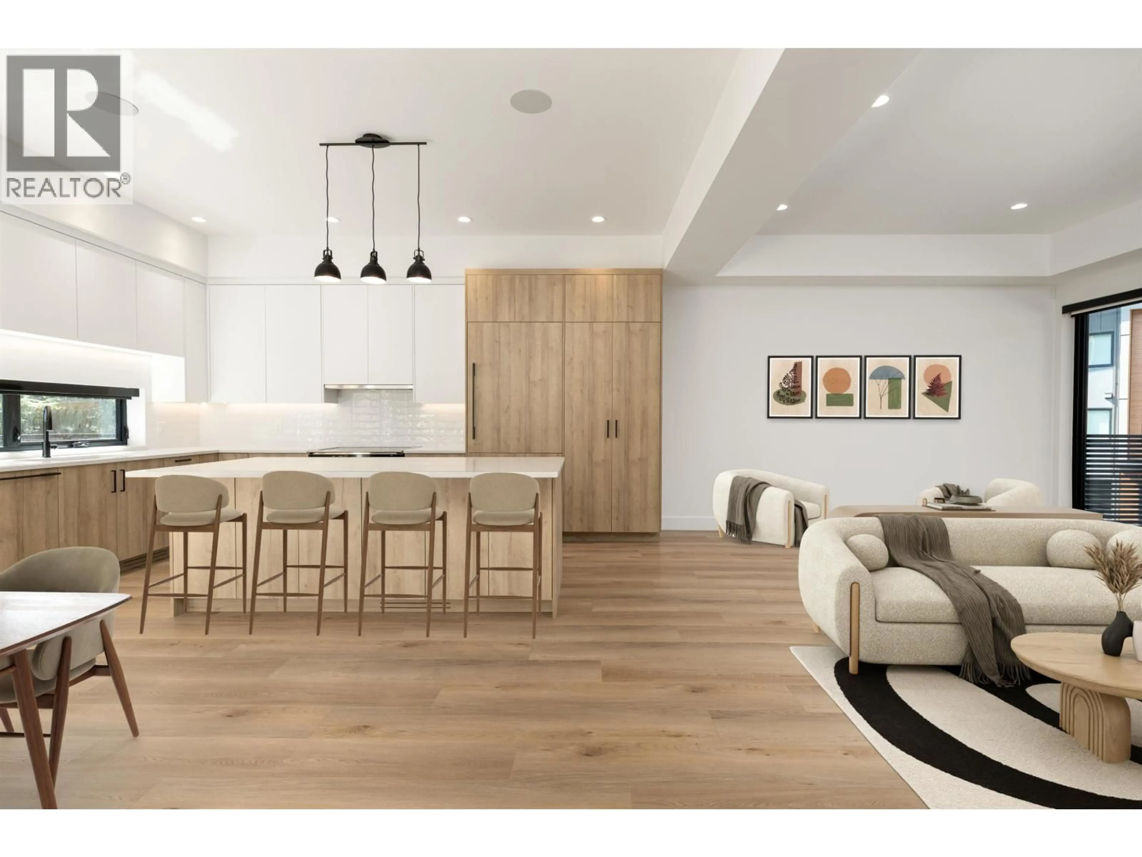 Open concept kitchen, wood/laminate floor for 16 - 2077 GARIBALDI WAY, Whistler British Columbia V0N1B2