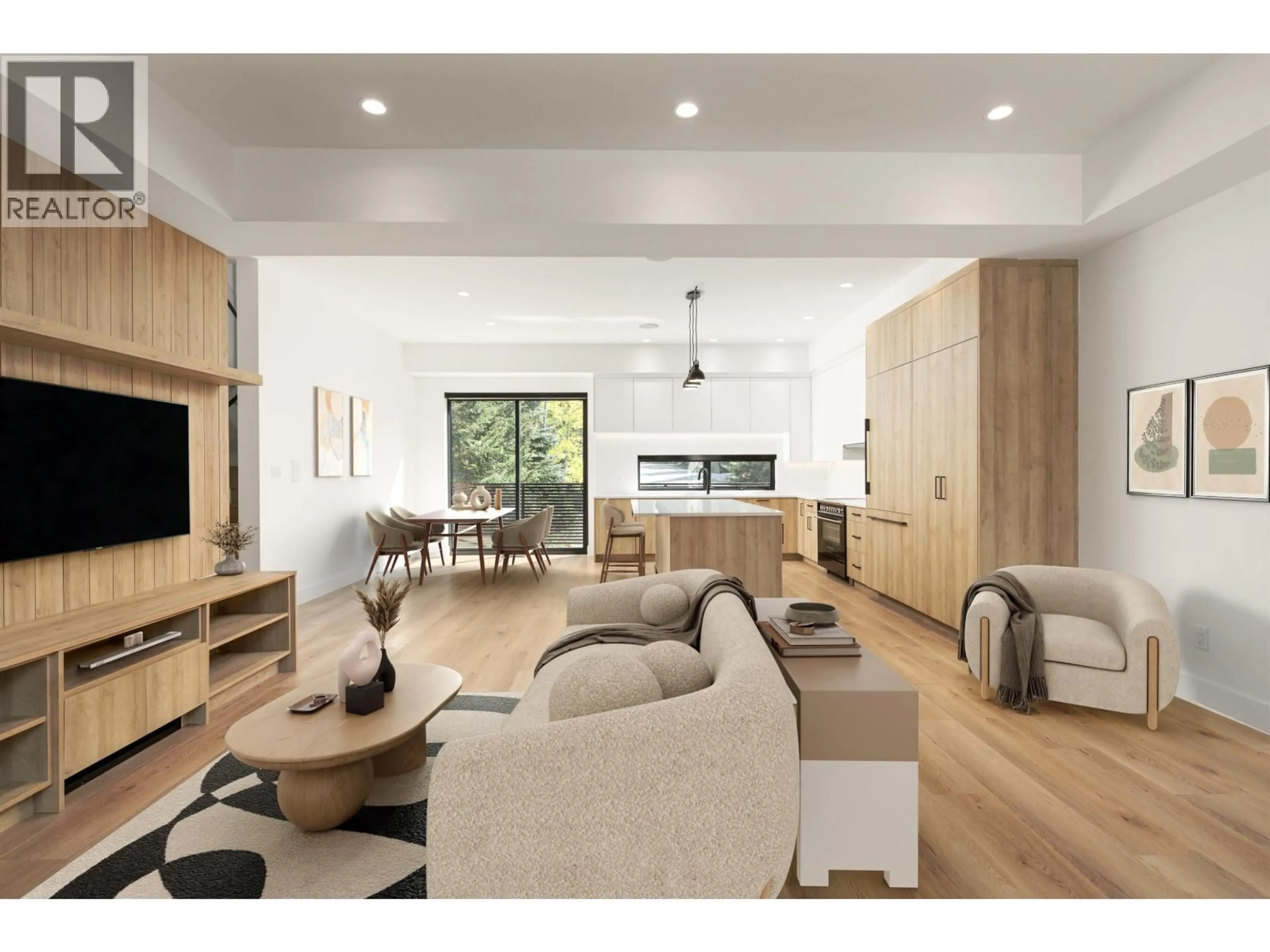 Living room with furniture, wood/laminate floor for 16 - 2077 GARIBALDI WAY, Whistler British Columbia V0N1B2