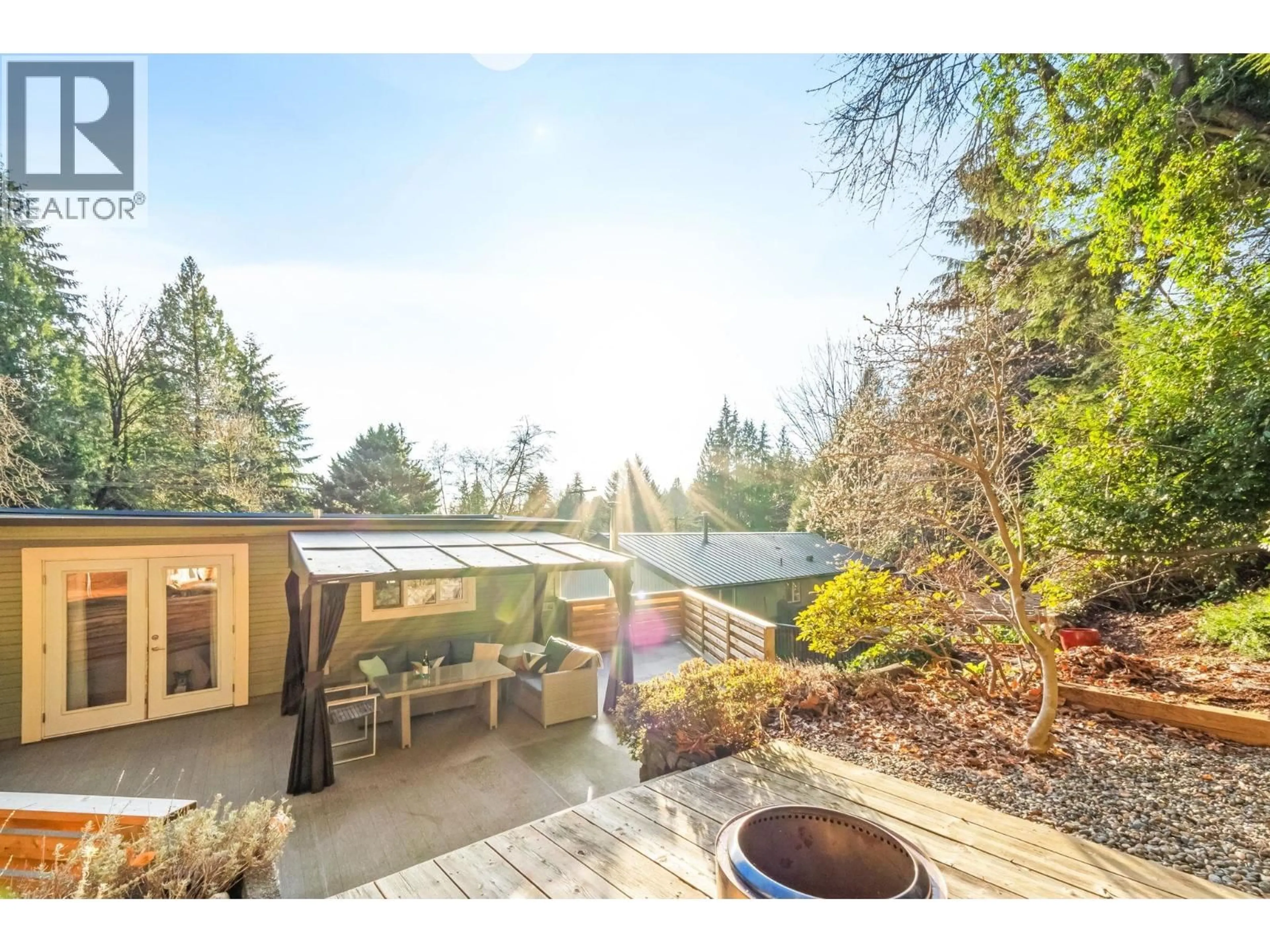 A pic from outside/outdoor area/front of a property/back of a property/a pic from drone, forest/trees view for 4462 STRATHCONA ROAD, North Vancouver British Columbia V7G1G3