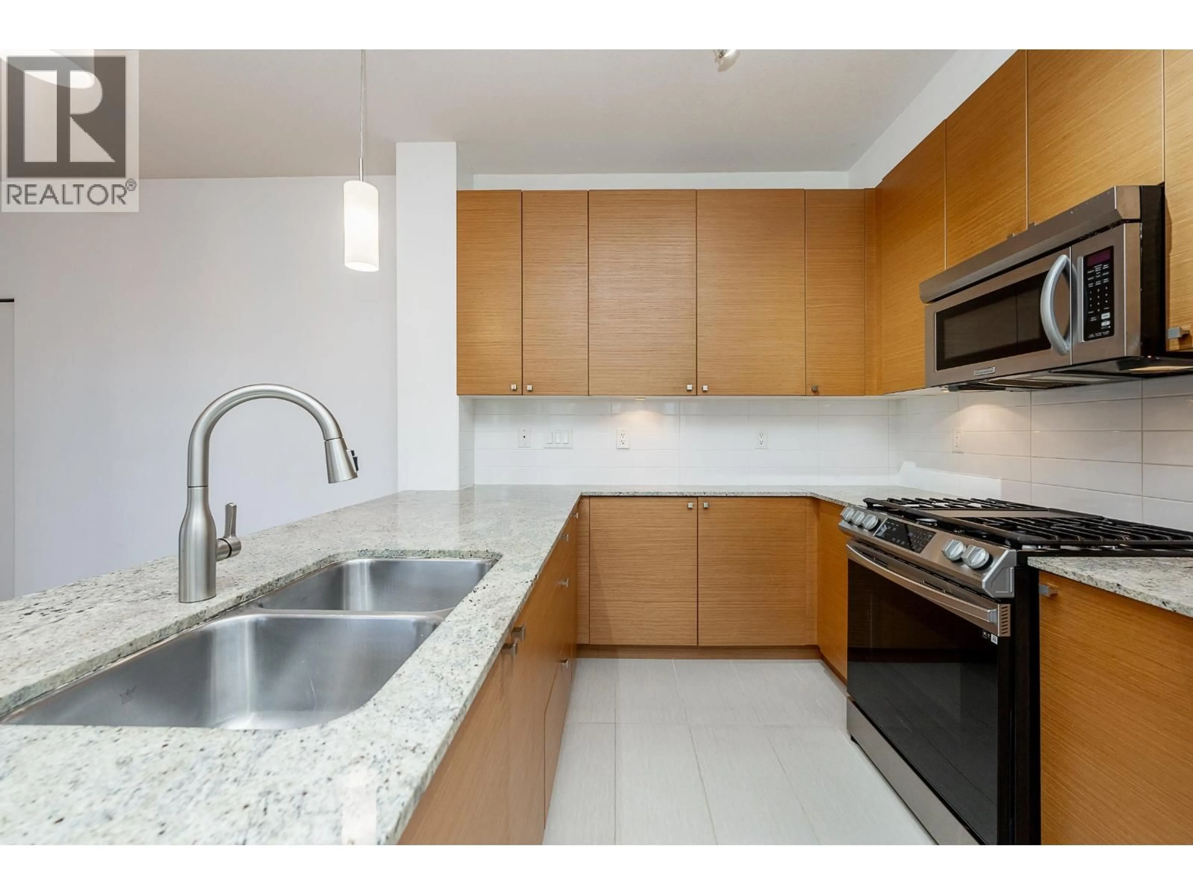 Standard kitchen, ceramic/tile floor for 310 - 101 MORRISSEY ROAD, Port Moody British Columbia V3H0E6