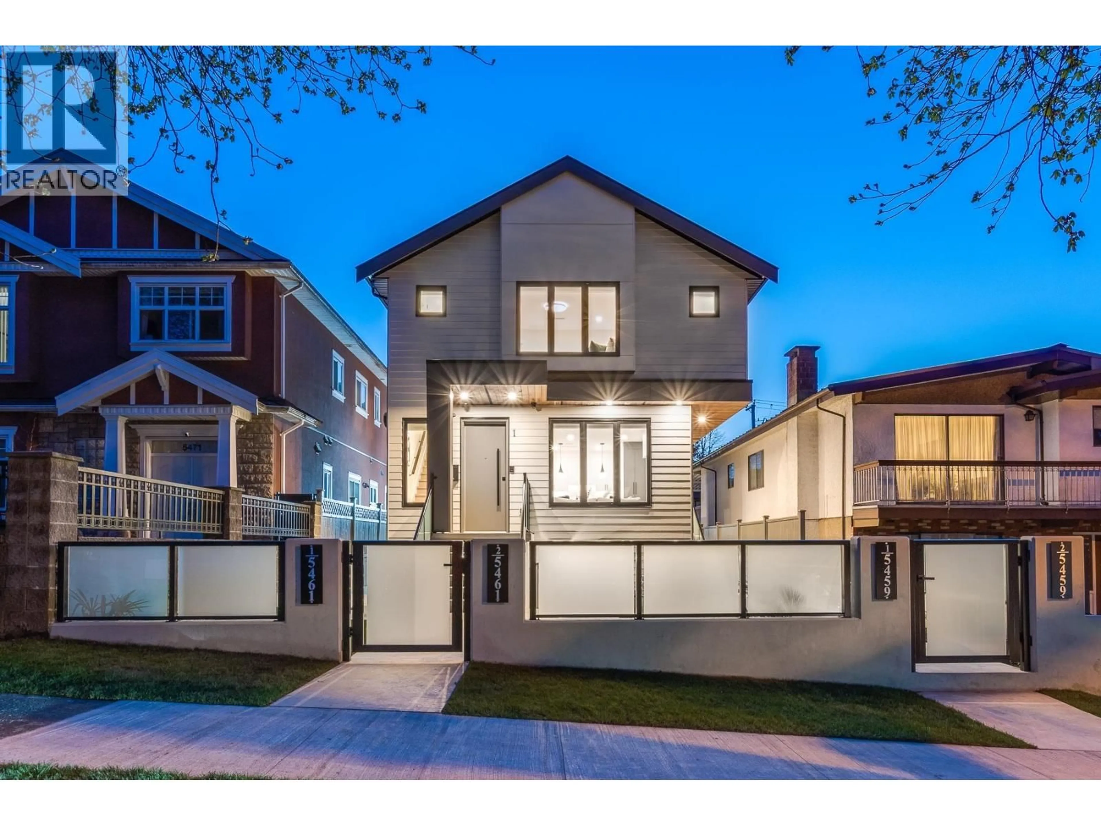 Home with brick exterior material, street for 1 - 5461 RHODES STREET, Vancouver British Columbia V5R3P1