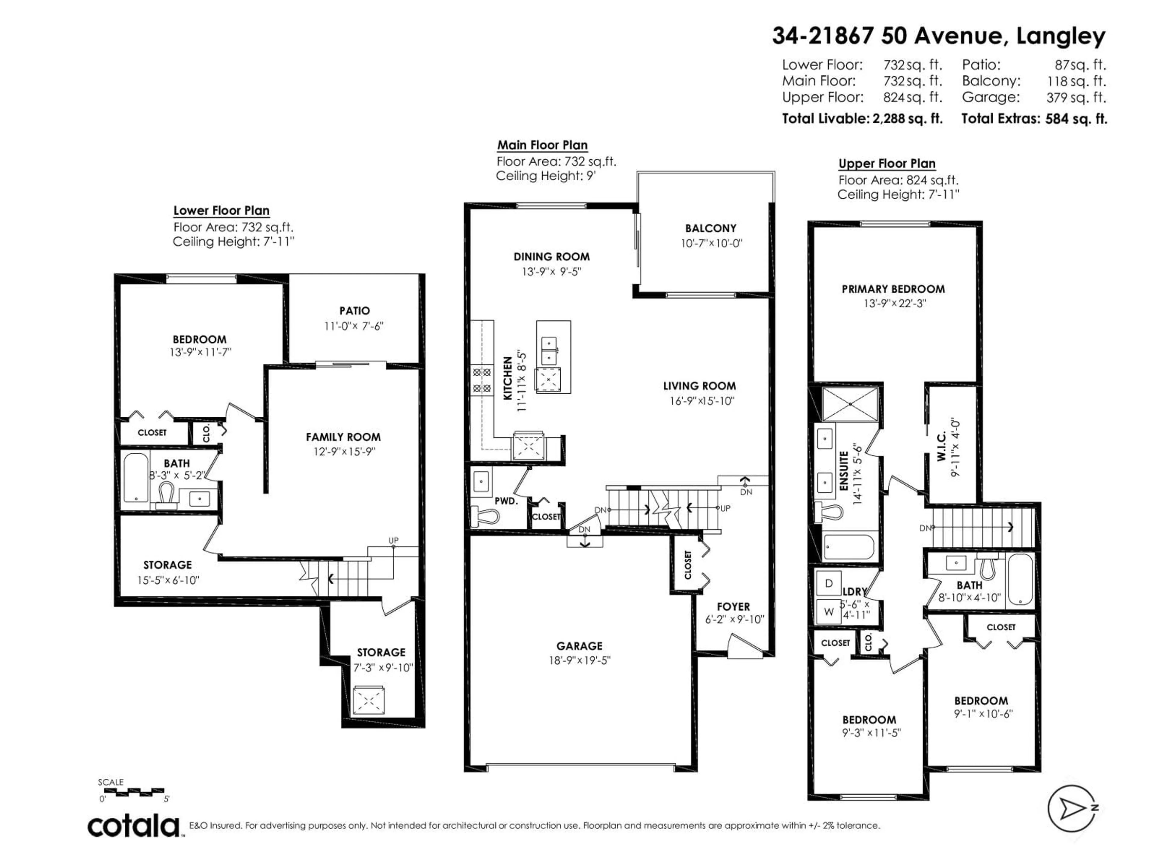 Floor plan for 34 - 21867 50 AVENUE, Langley British Columbia V3A3T2