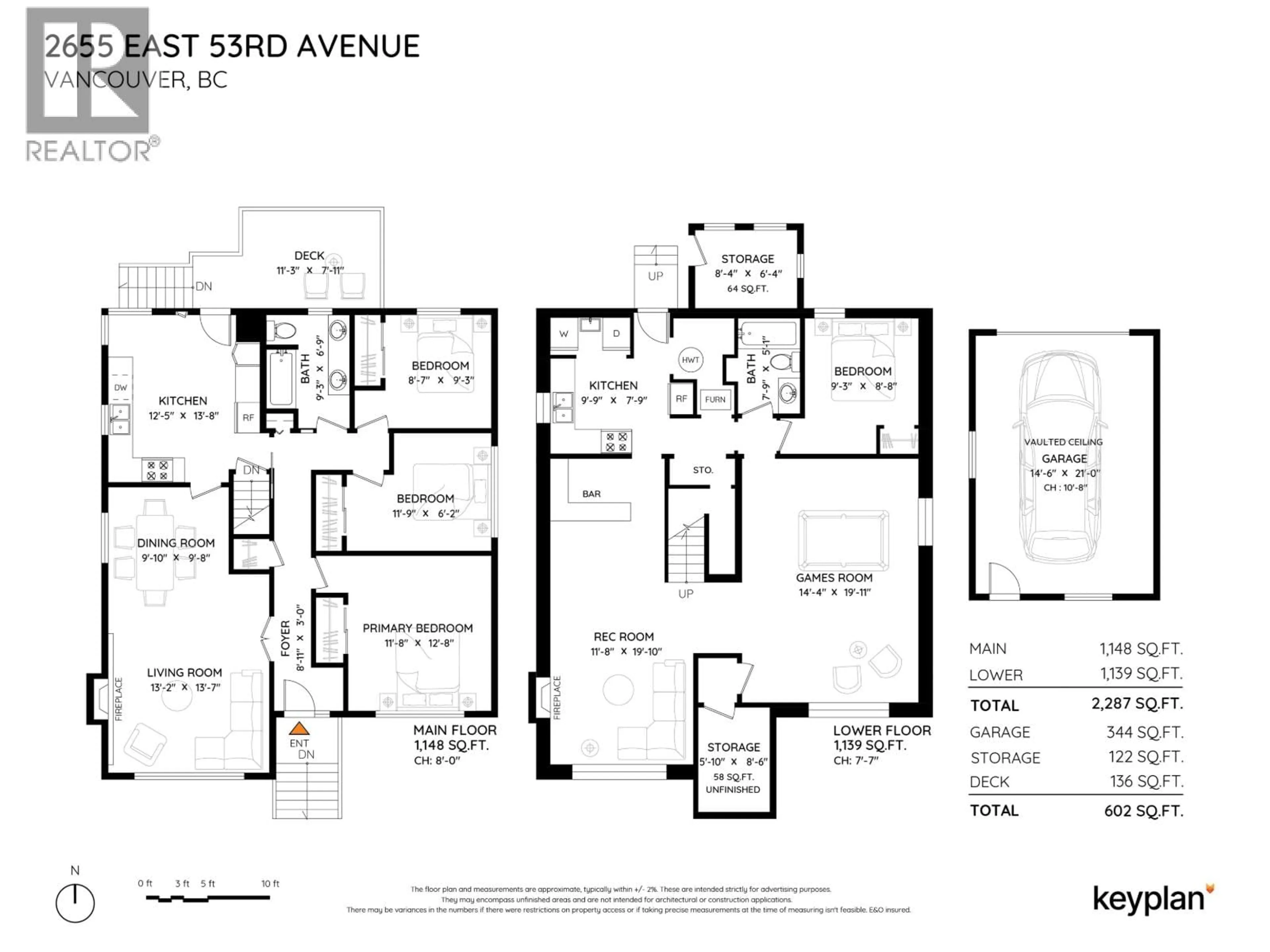 Floor plan for 2655 53 AVENUE, Vancouver British Columbia V5S1W1