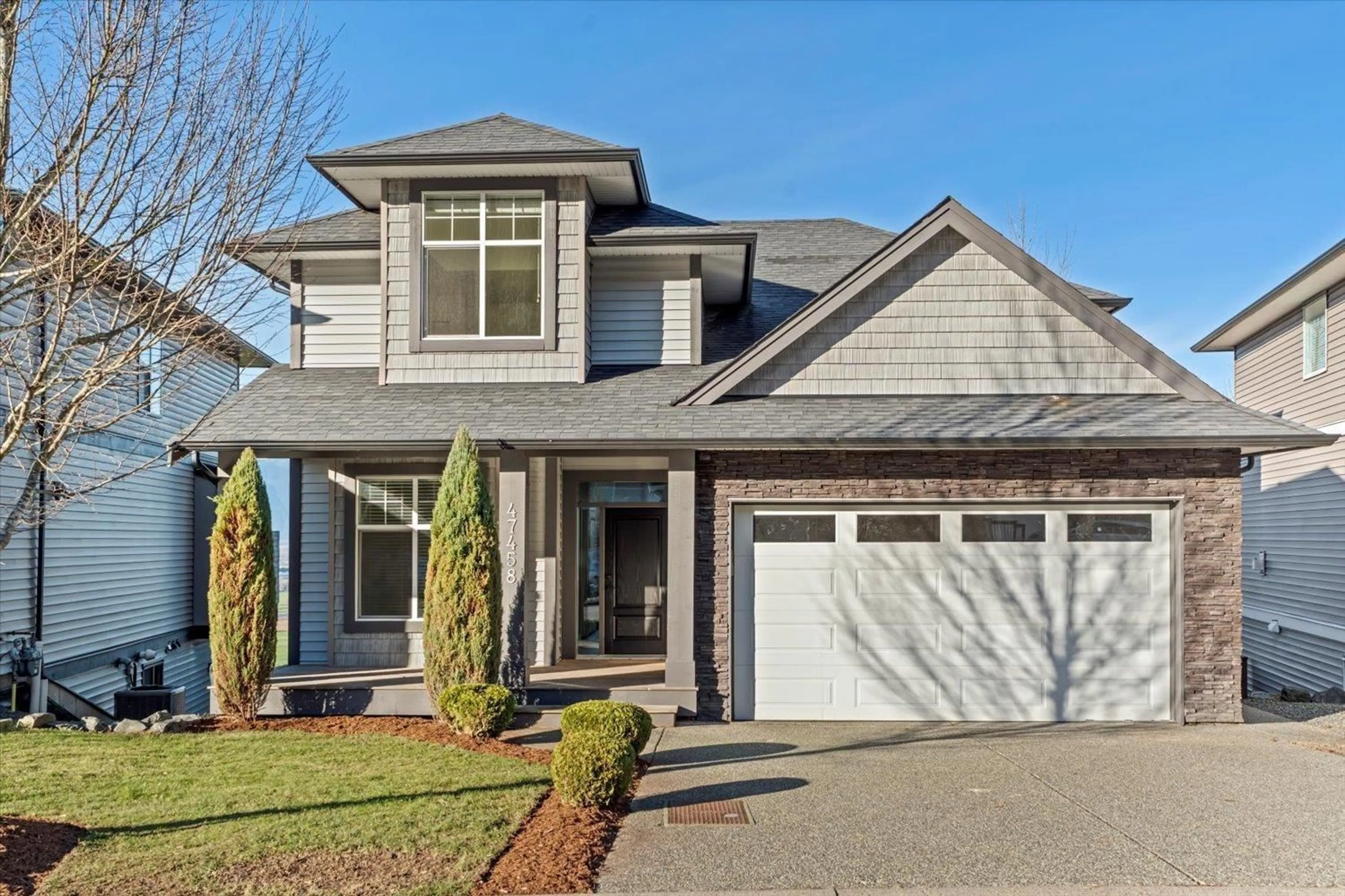 Home with brick exterior material, street for 47458 WITTENBERG PLACE, Chilliwack British Columbia V2R0L3