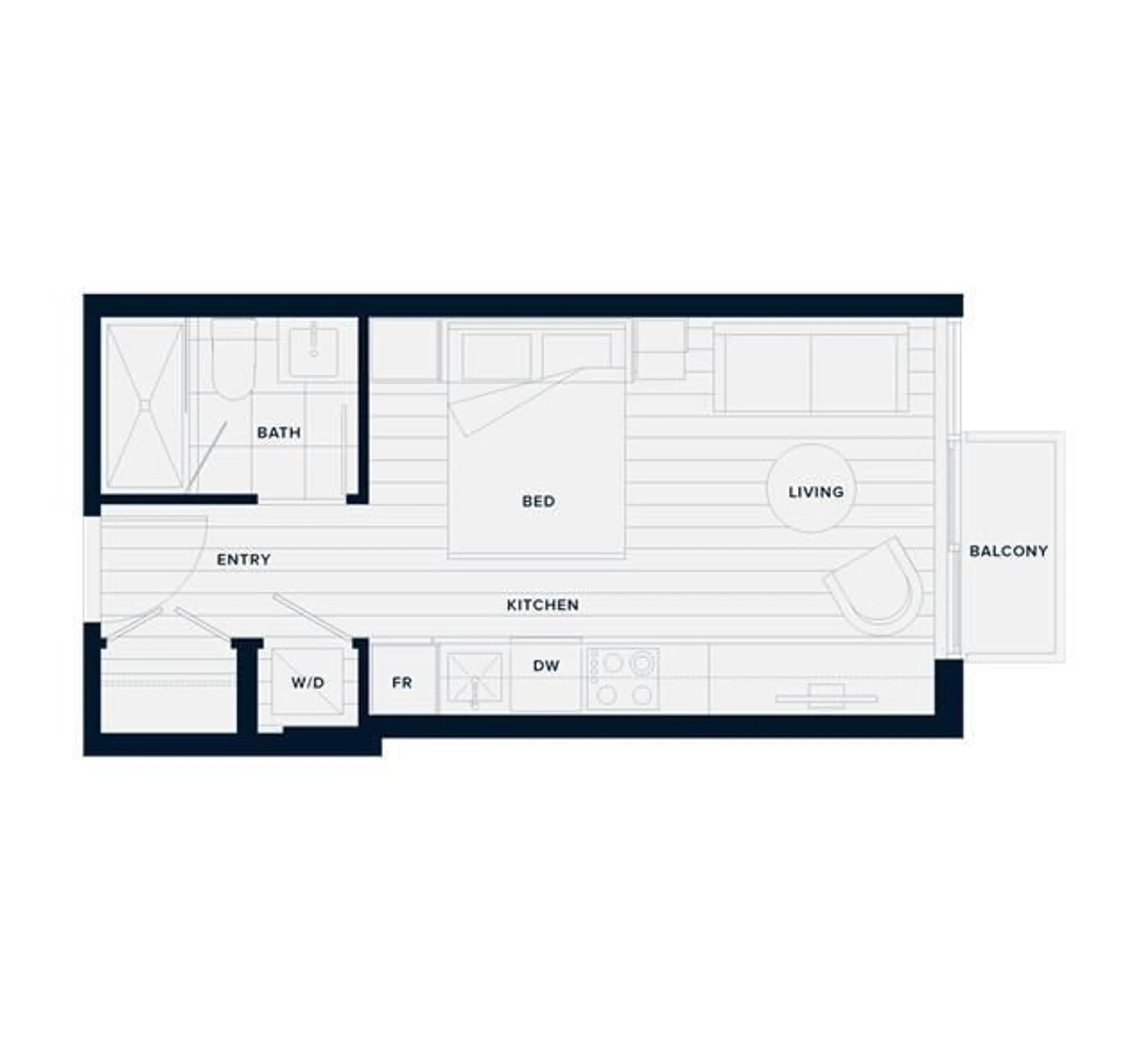 Floor plan for 1711 - 13438 CENTRAL AVENUE, Surrey British Columbia V3T0N2