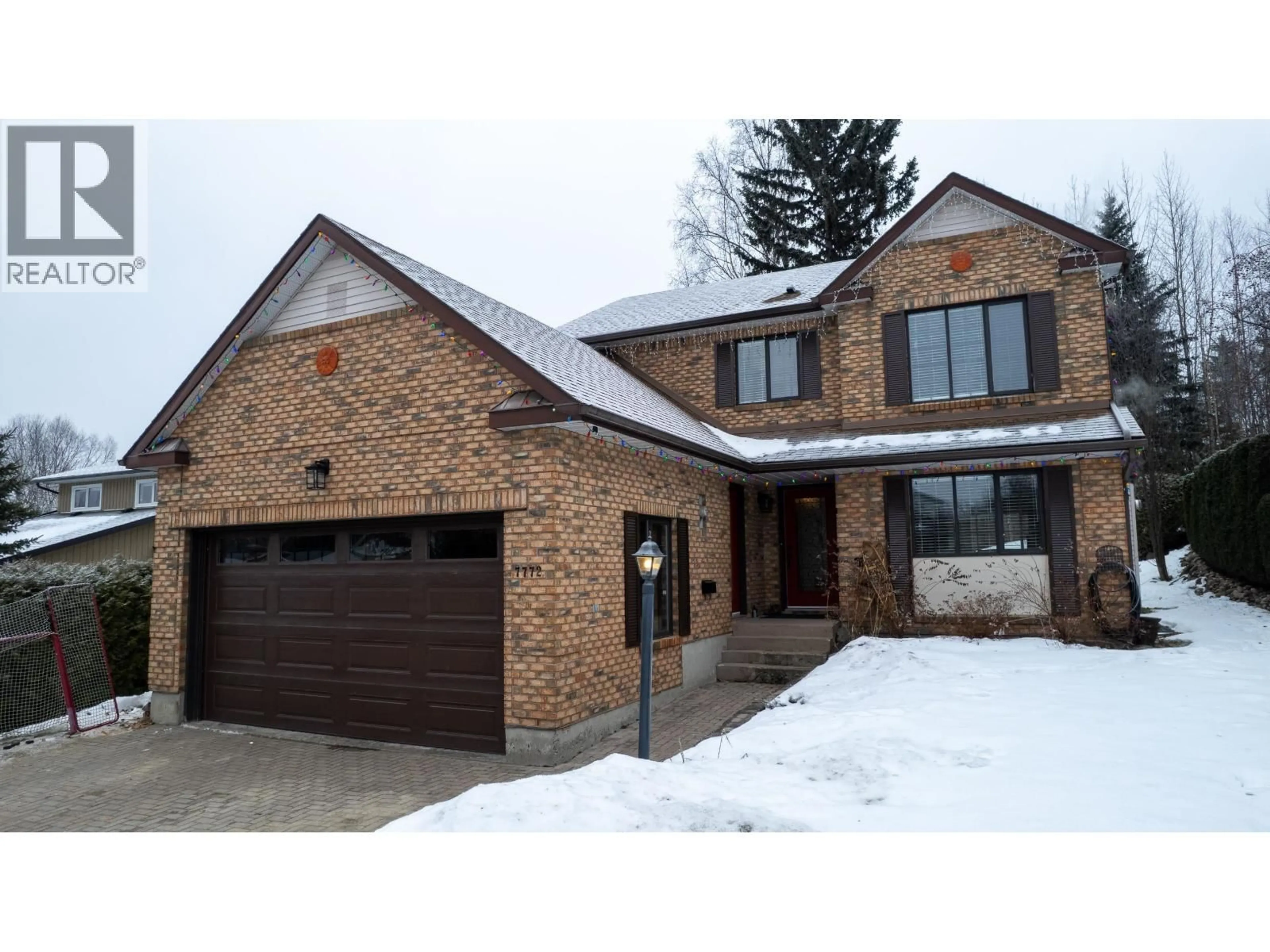 Home with brick exterior material, street for 7772 ST MARK CRESCENT, Prince George British Columbia V2N4B8