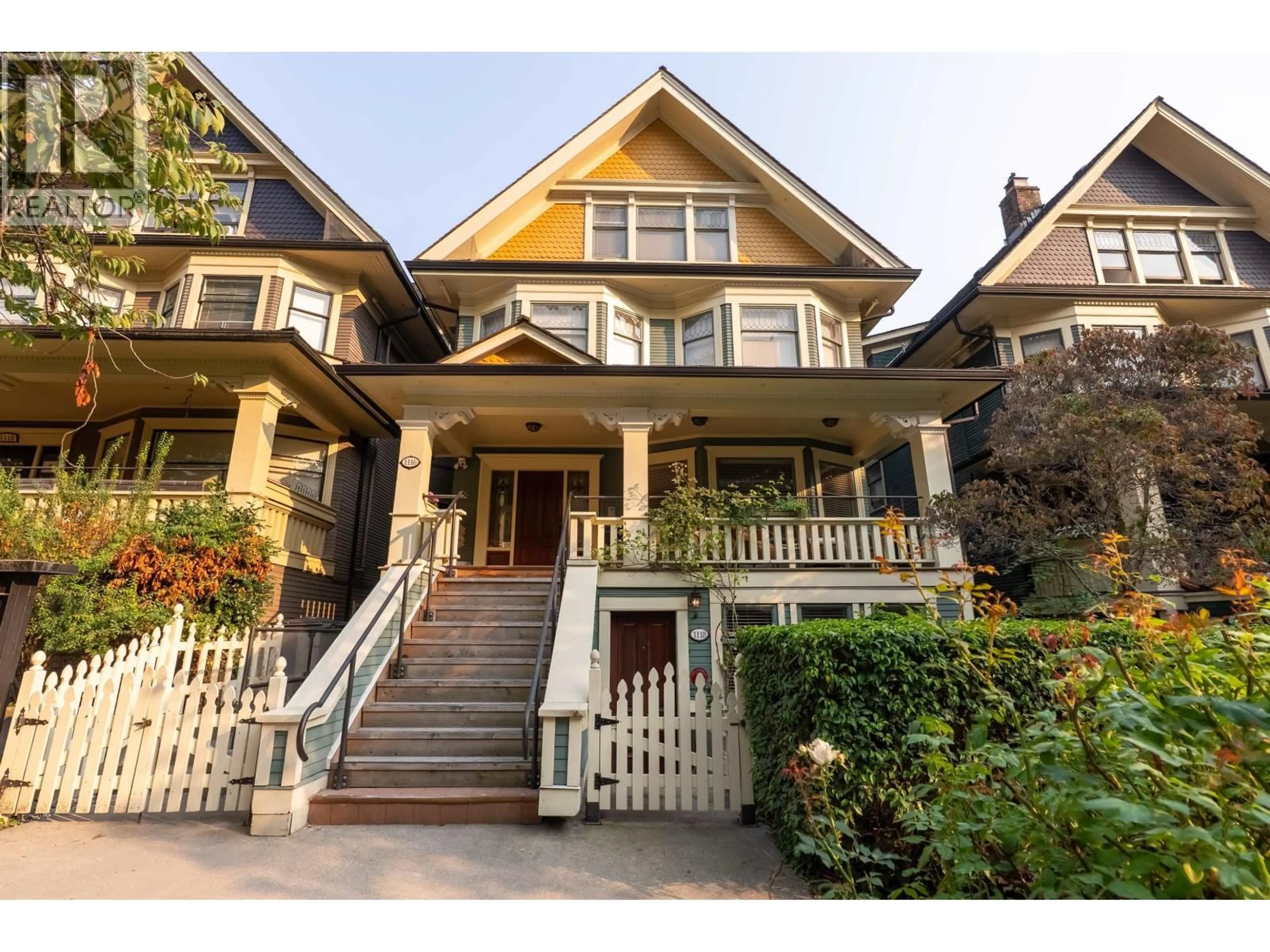 Home with vinyl exterior material, street for 2 - 1116 BUTE STREET, Vancouver British Columbia V6E1Z4