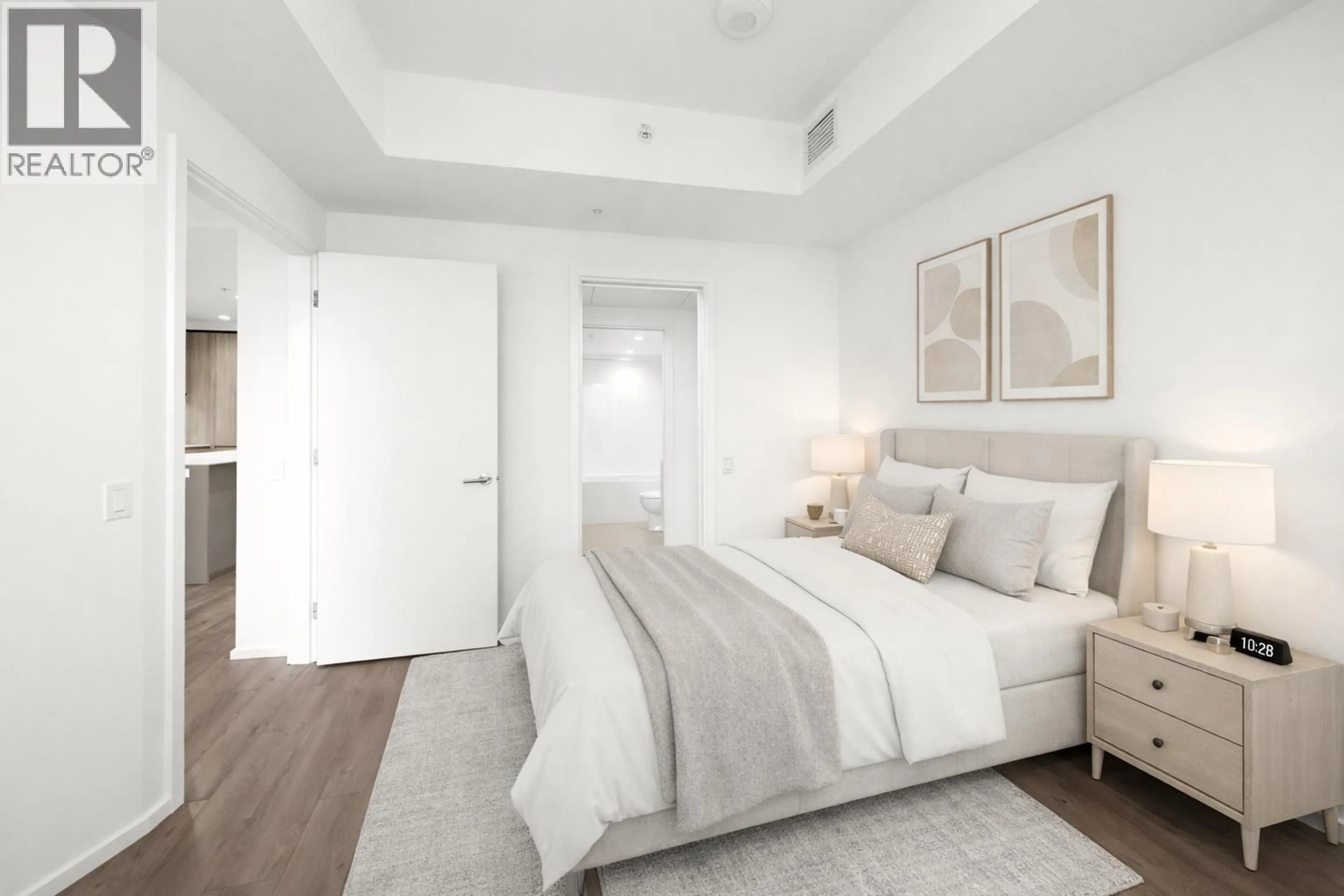 Bedroom with bed, unknown for 608 - 3809 EVERGREEN PLACE, Burnaby British Columbia V3J0M1