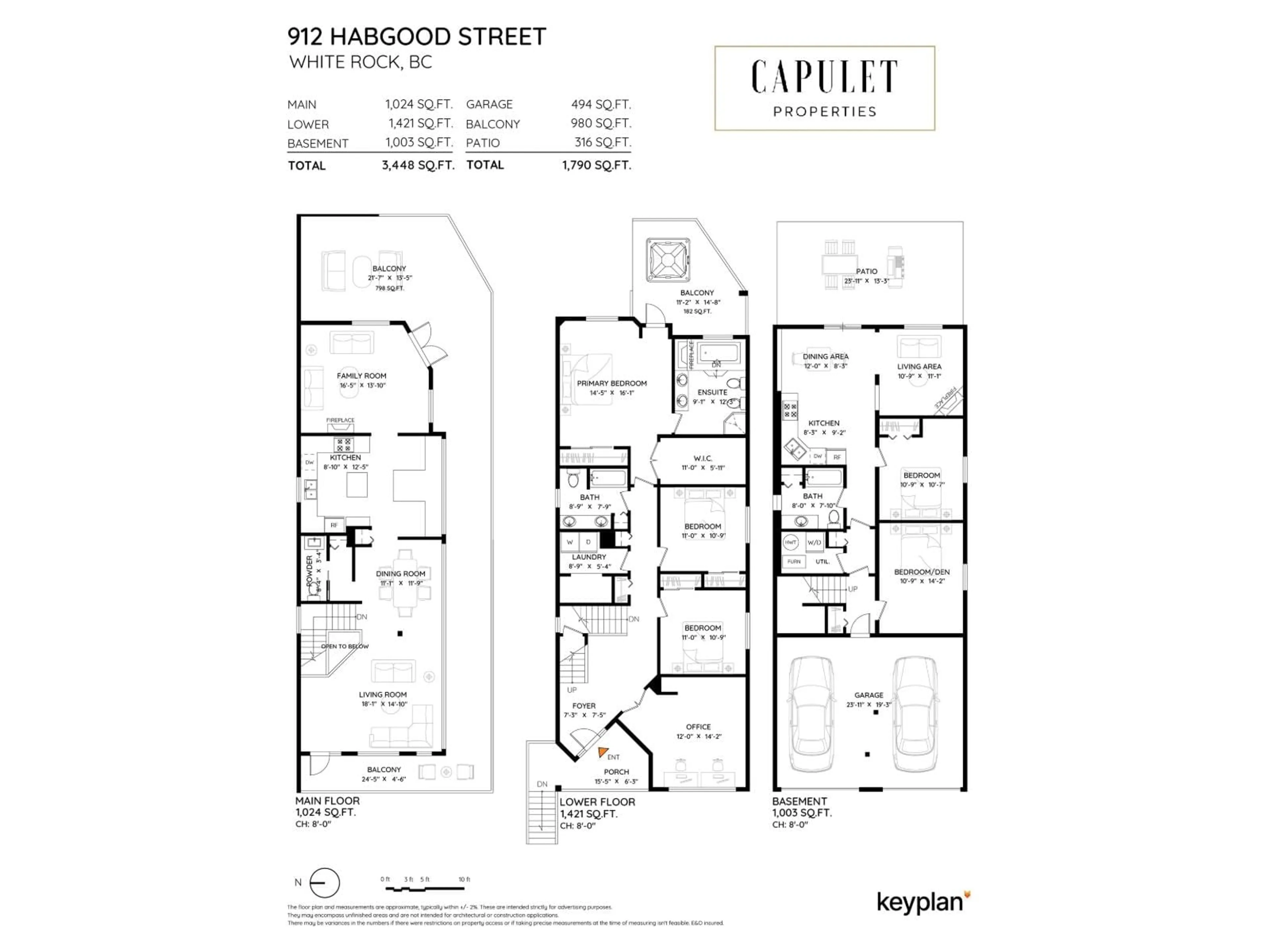 Floor plan for 912 HABGOOD STREET, White Rock British Columbia V4B4W6