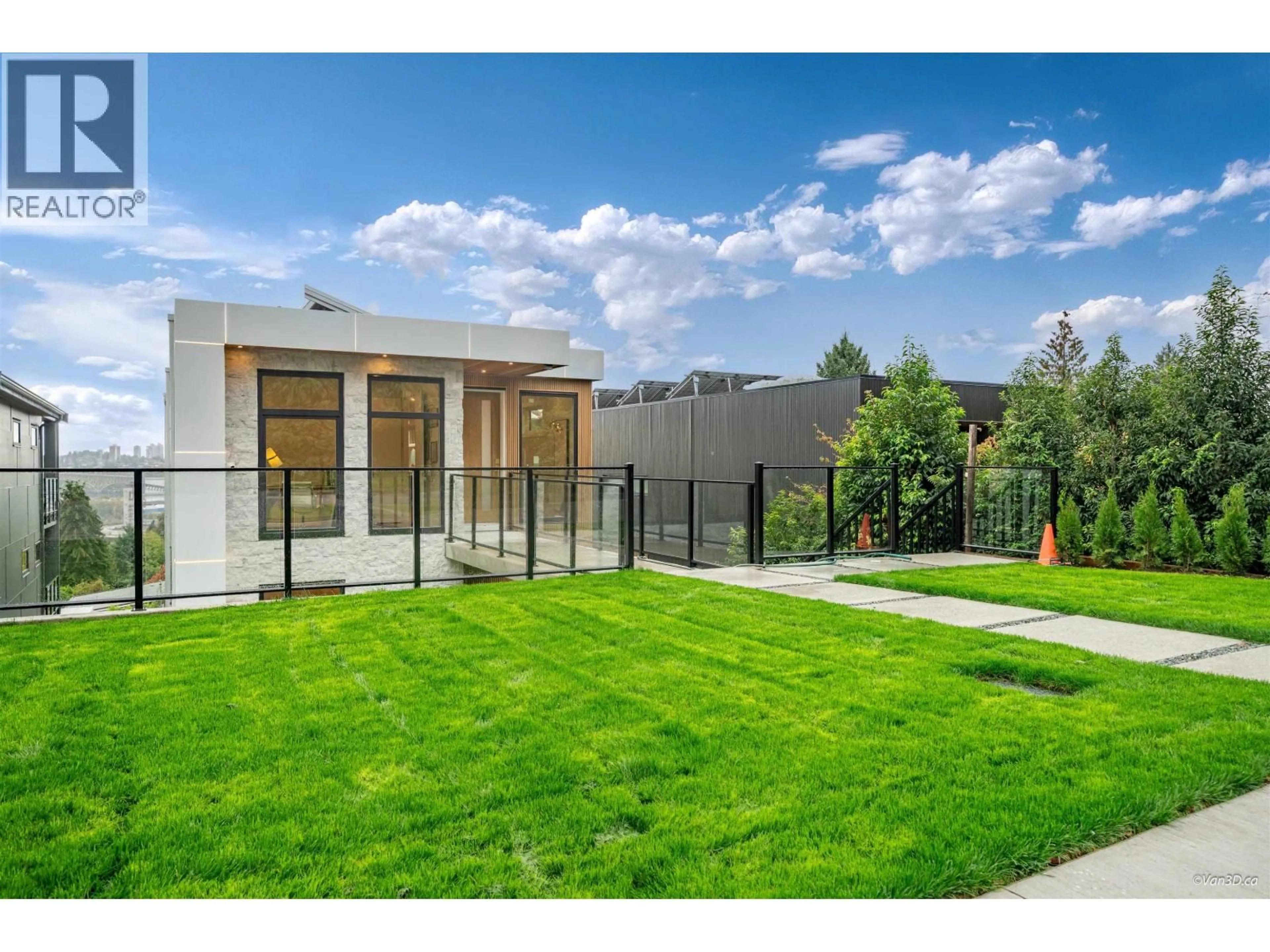 A pic from outside/outdoor area/front of a property/back of a property/a pic from drone, mountain view for 971 ADDERLEY STREET, North Vancouver British Columbia V7L1T2