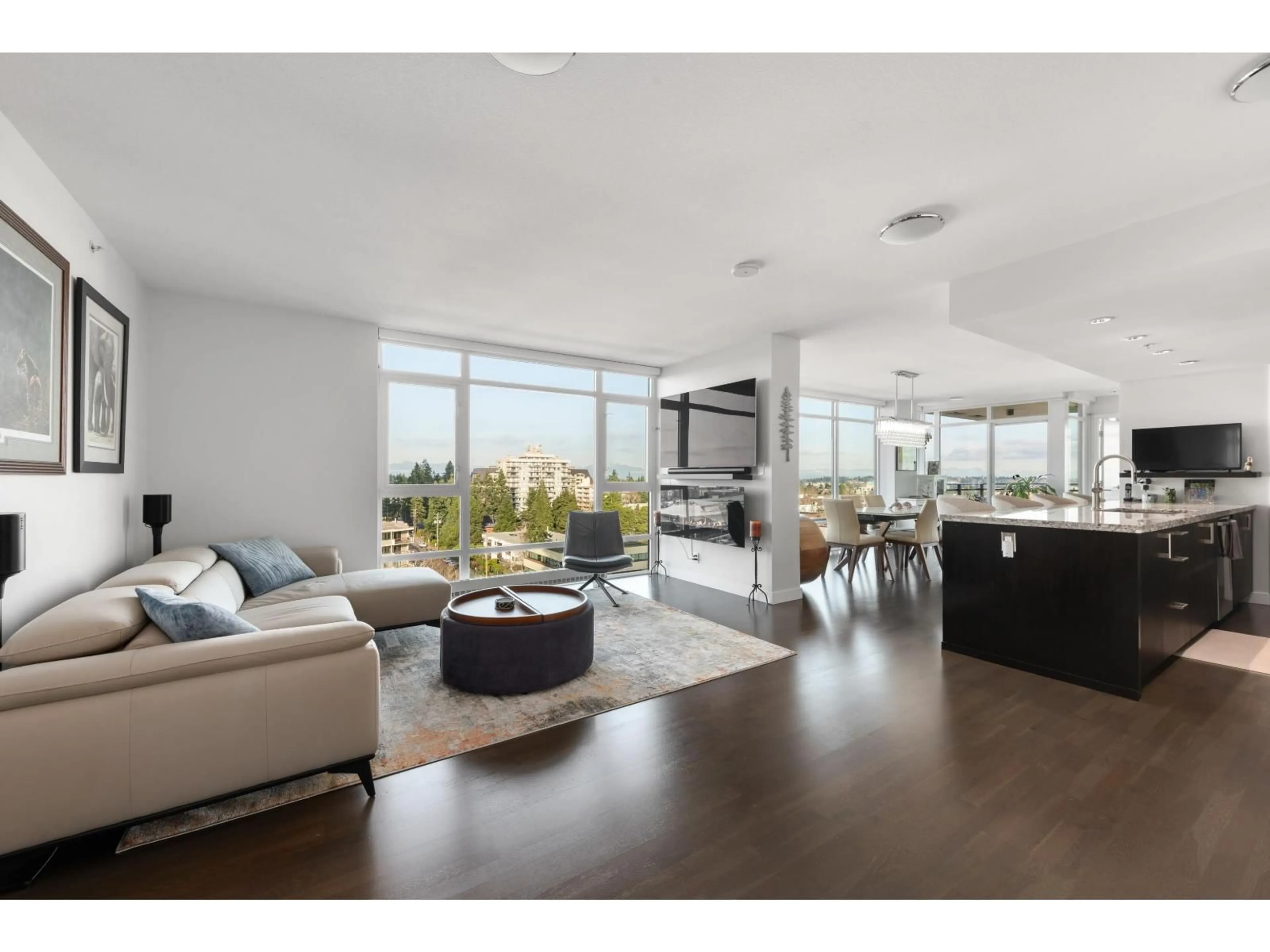 Living room with furniture, unknown for 1202 - 1455 GEORGE STREET, White Rock British Columbia V4B0A9