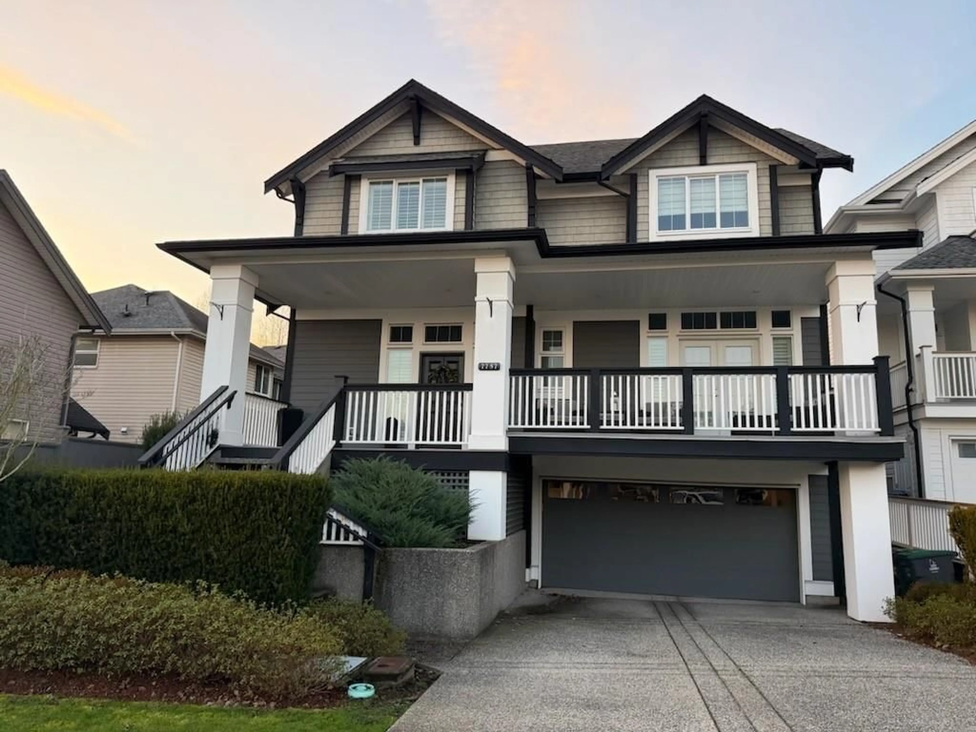 Home with vinyl exterior material, street for 7757 169A STREET, Surrey British Columbia V4N6L2
