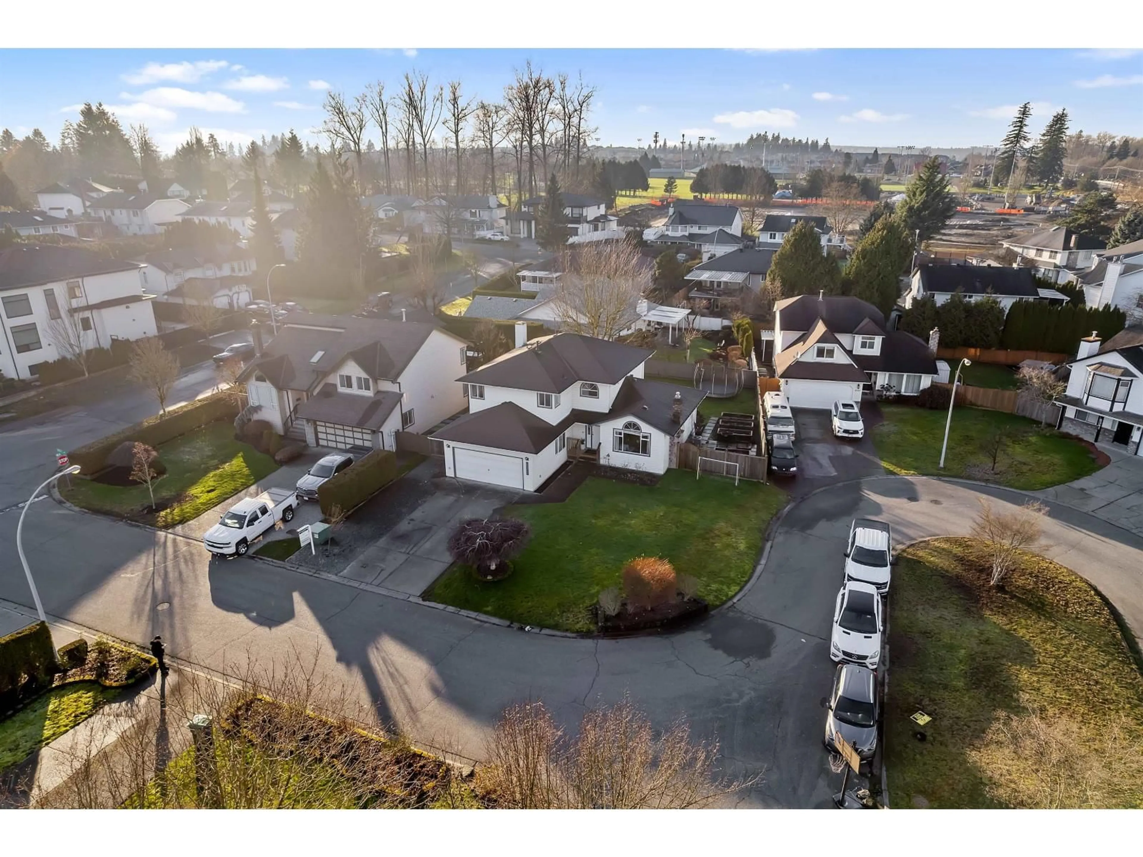 A pic from outside/outdoor area/front of a property/back of a property/a pic from drone, street for 6323 171A STREET, Surrey British Columbia V3S7G4