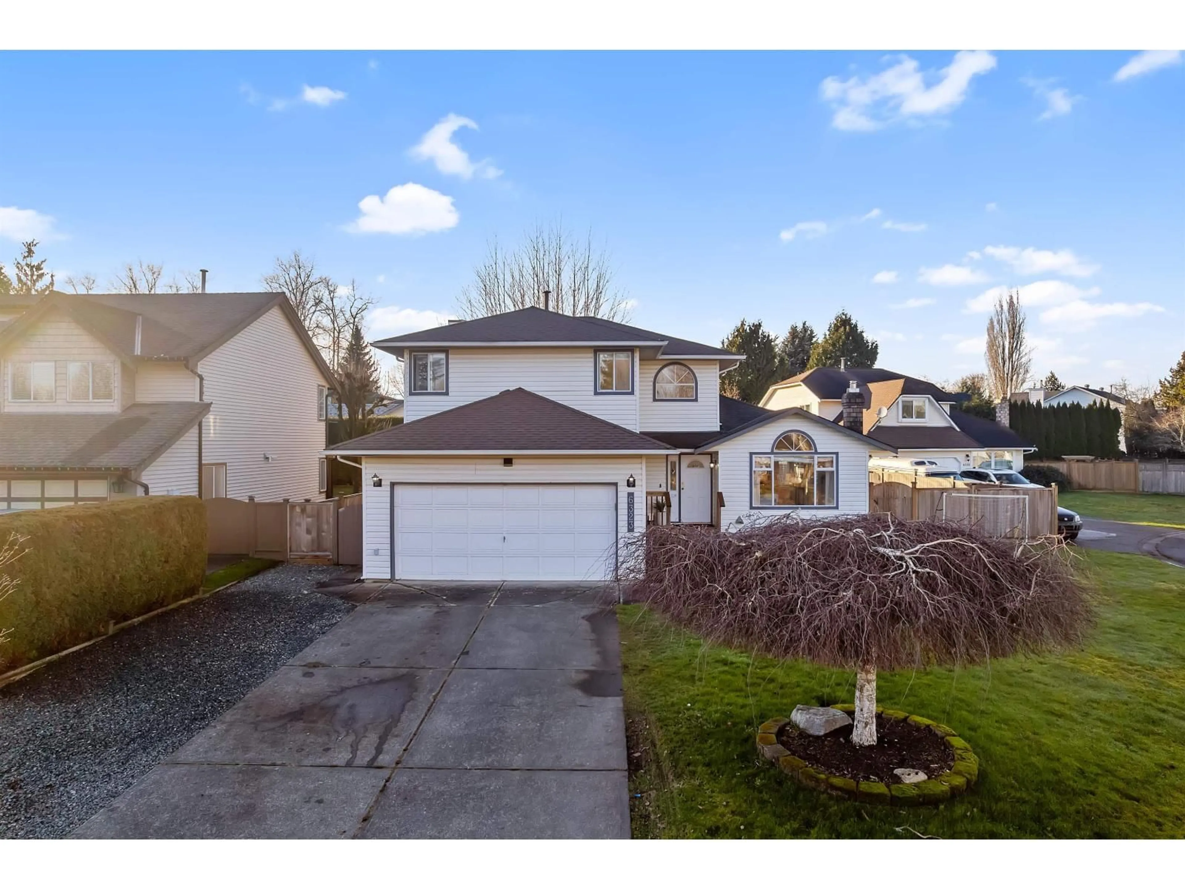 Home with vinyl exterior material, street for 6323 171A STREET, Surrey British Columbia V3S7G4