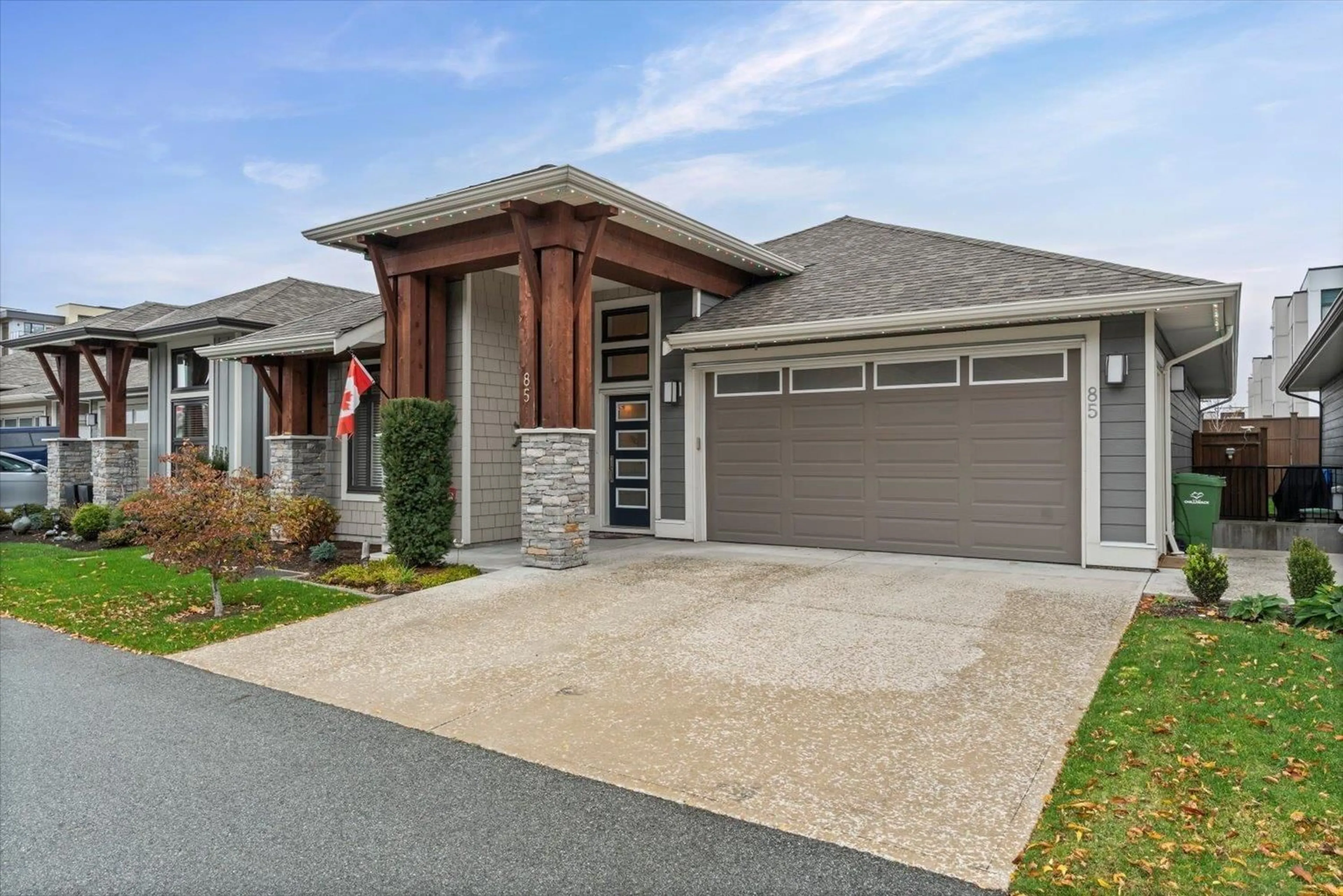Home with brick exterior material, street for 85 - 46110 THOMAS ROAD, Chilliwack British Columbia V2R2R4