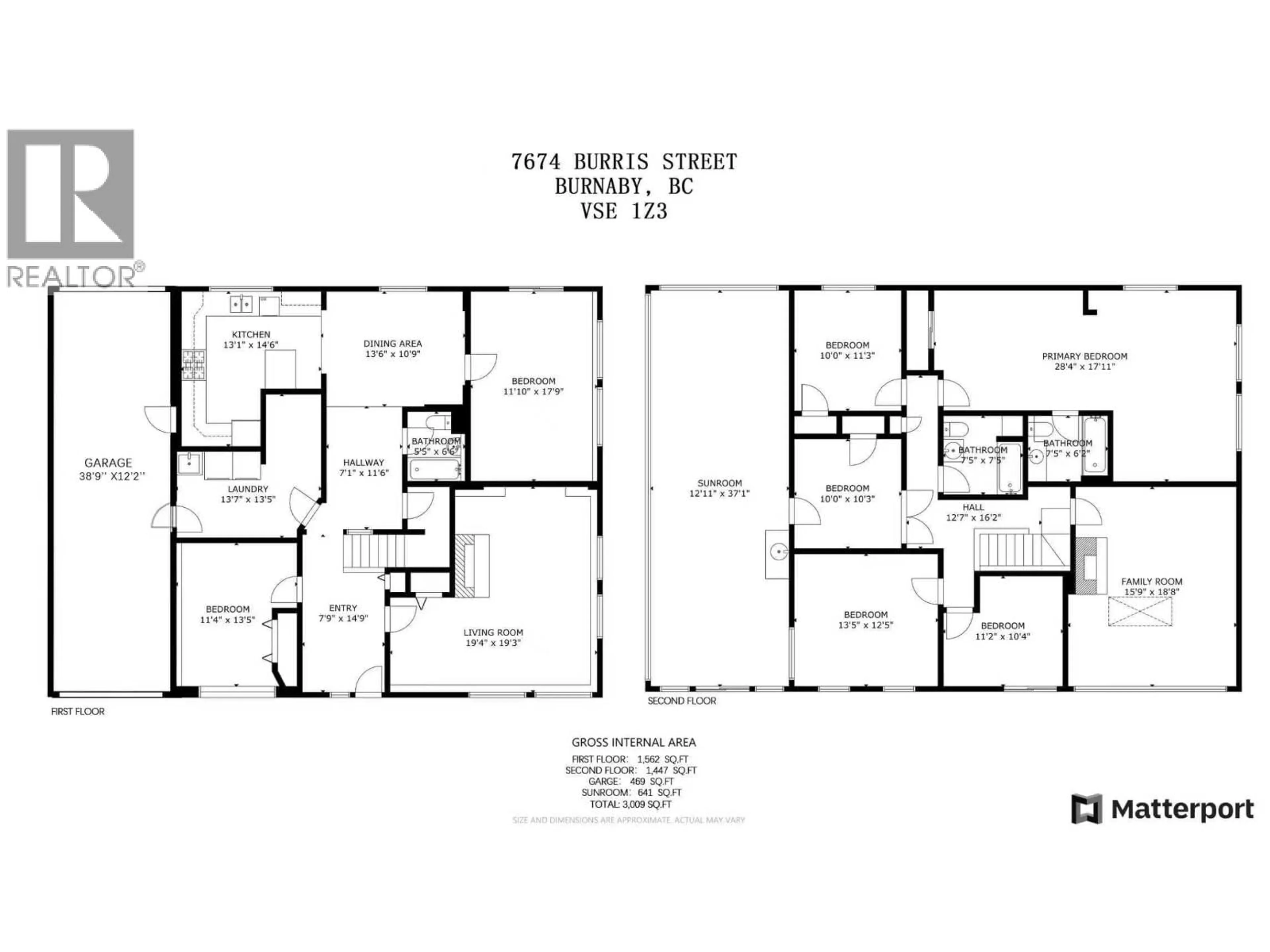 Floor plan for 7674 BURRIS STREET, Burnaby British Columbia V5E1Z3