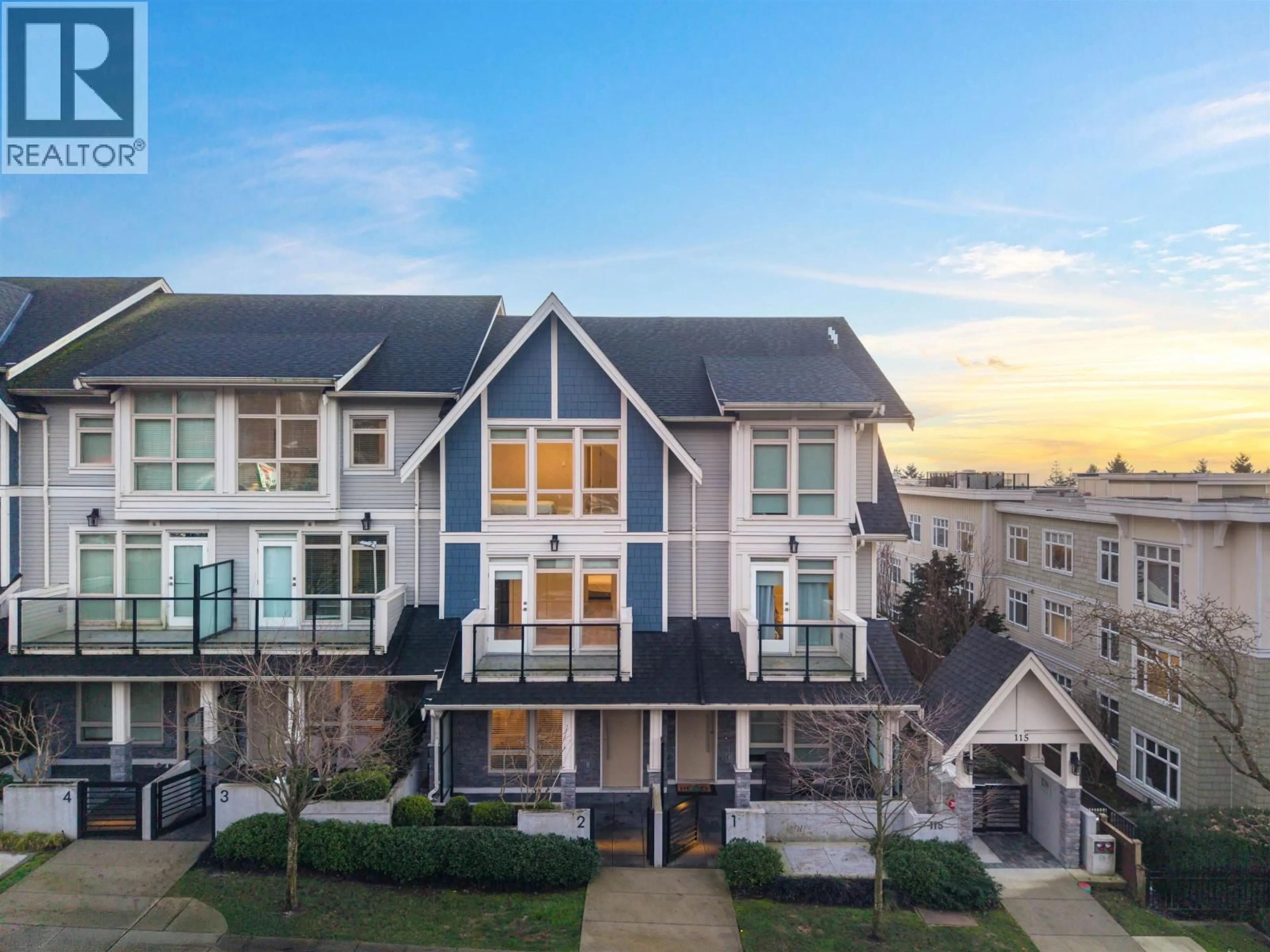 A pic from outside/outdoor area/front of a property/back of a property/a pic from drone, unknown for 2 - 115 QUEENS ROAD, North Vancouver British Columbia V7N2K4